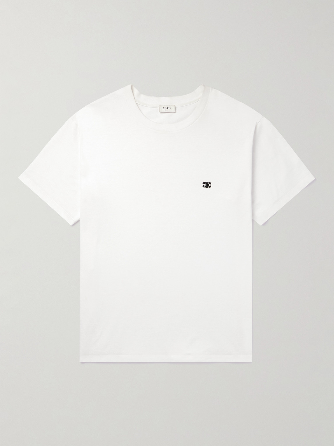 Logo-Embroidered Cotton-Jersey T-shirt