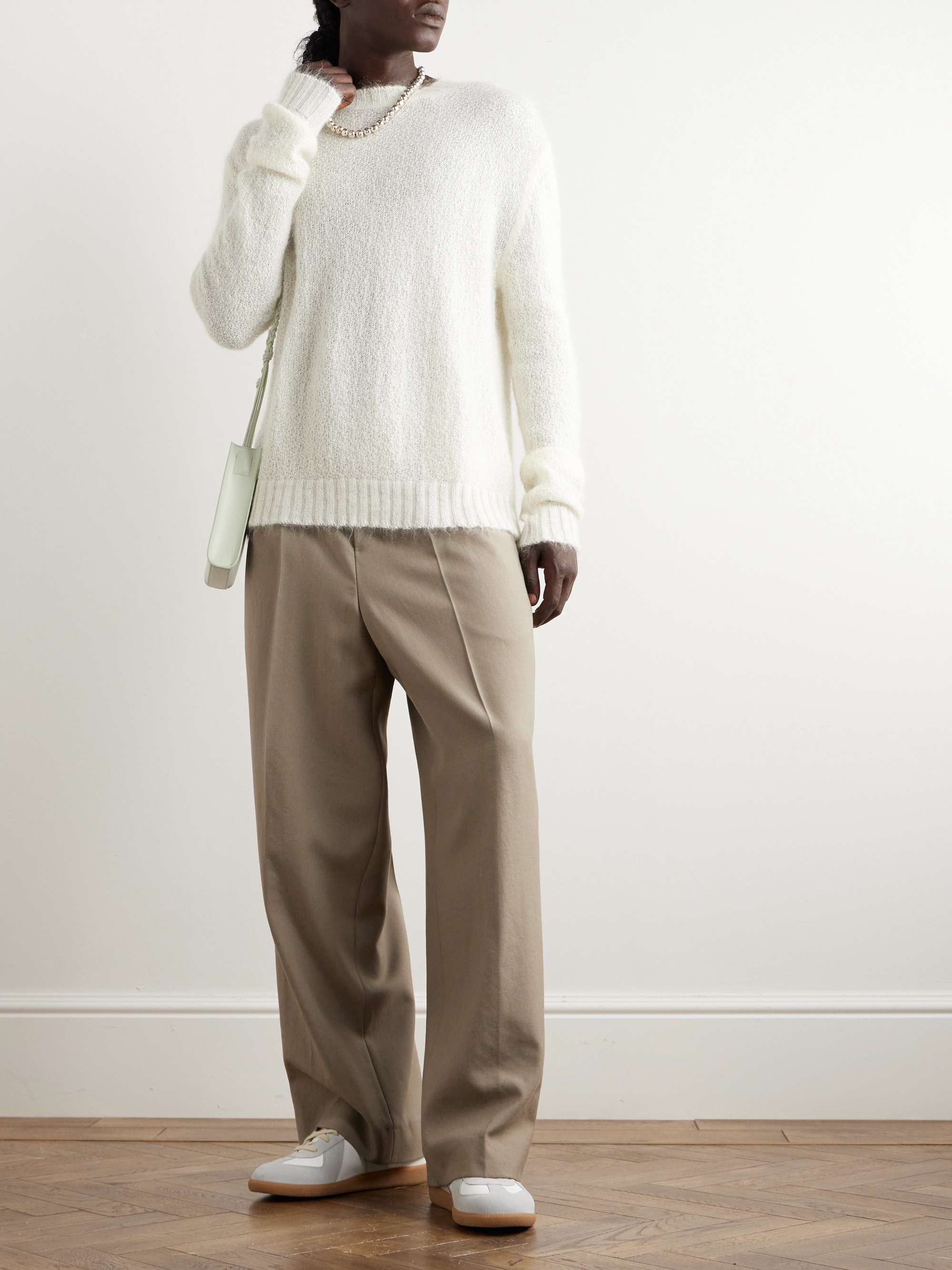 JIL SANDER + Brushed Mohair-Blend Sweater for Men | MR PORTER