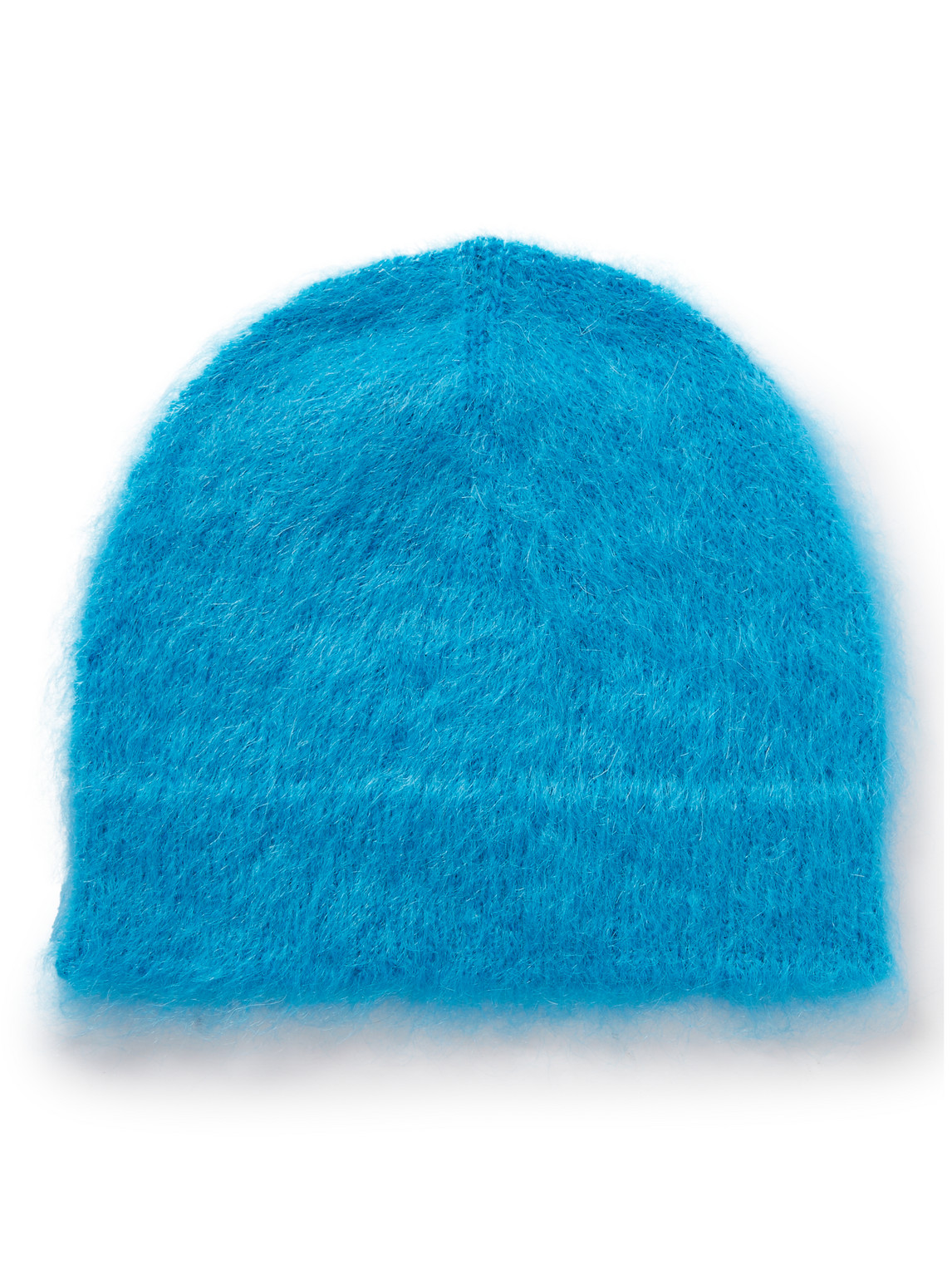 Brushed Mohair-Blend Beanie