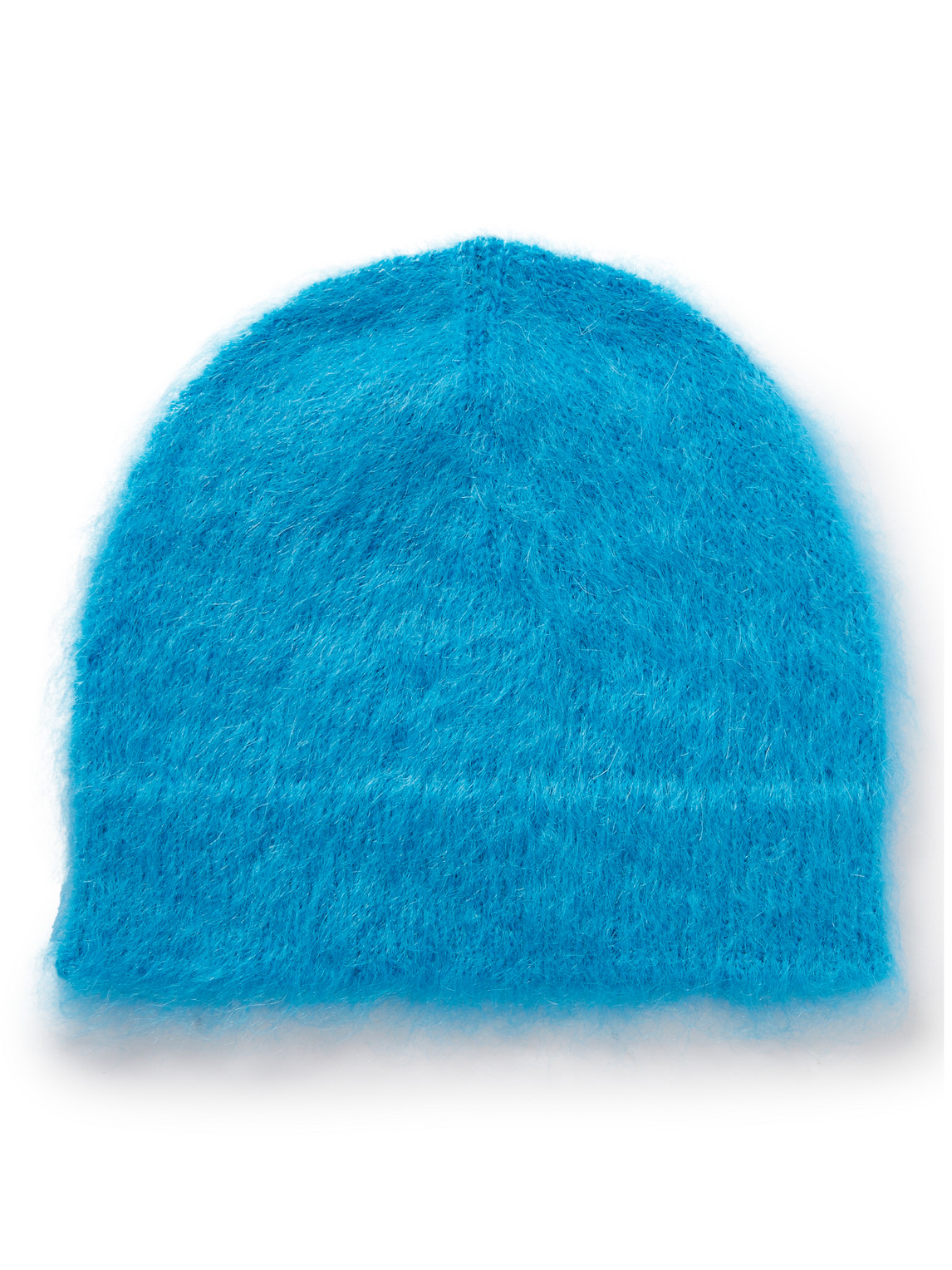 Jil Sander Brushed Mohair-Blend Beanie Men Blue for Men