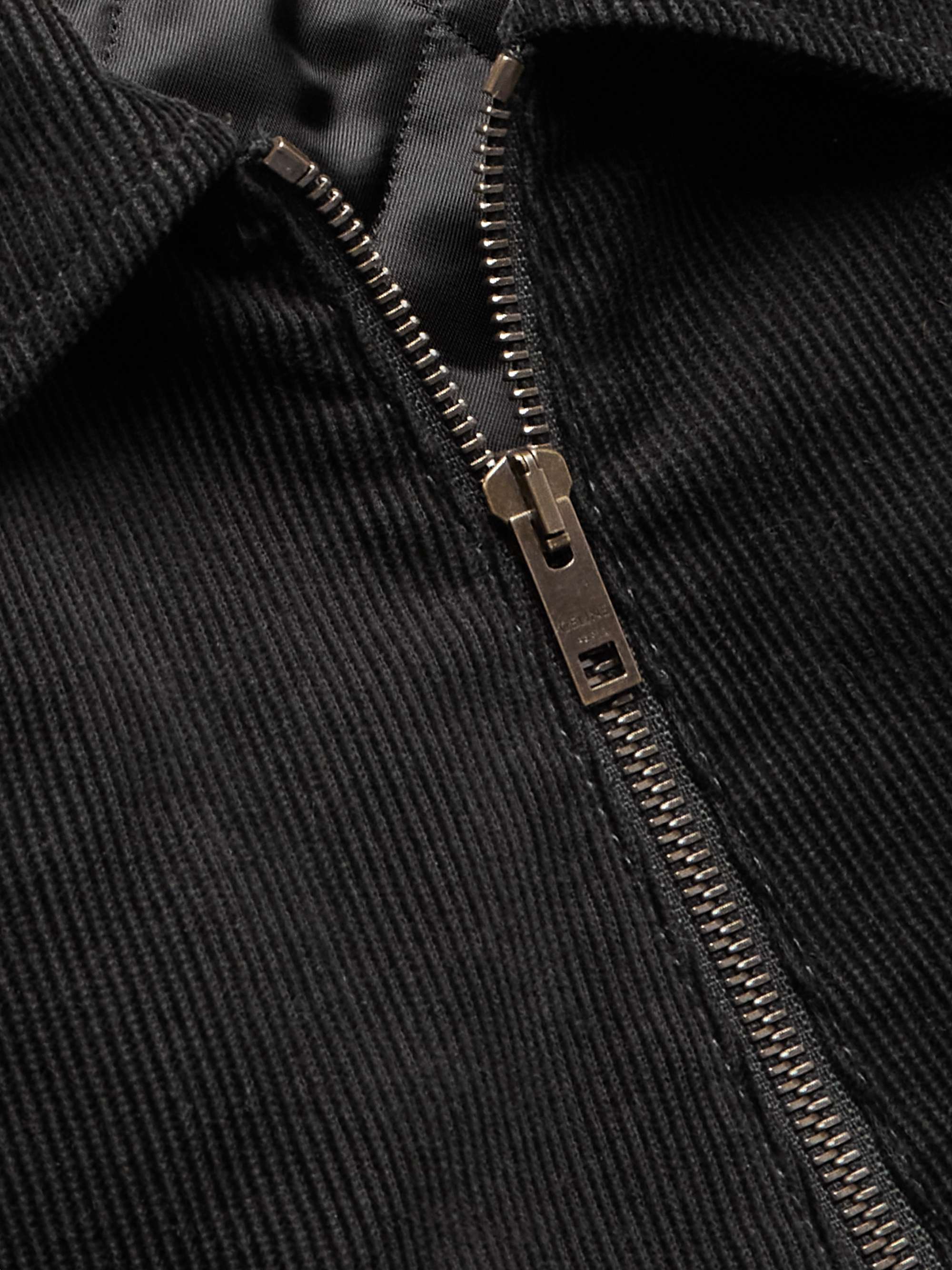 CELINE HOMME Logo-Appliquéd Cotton-Corduroy Jacket for Men
