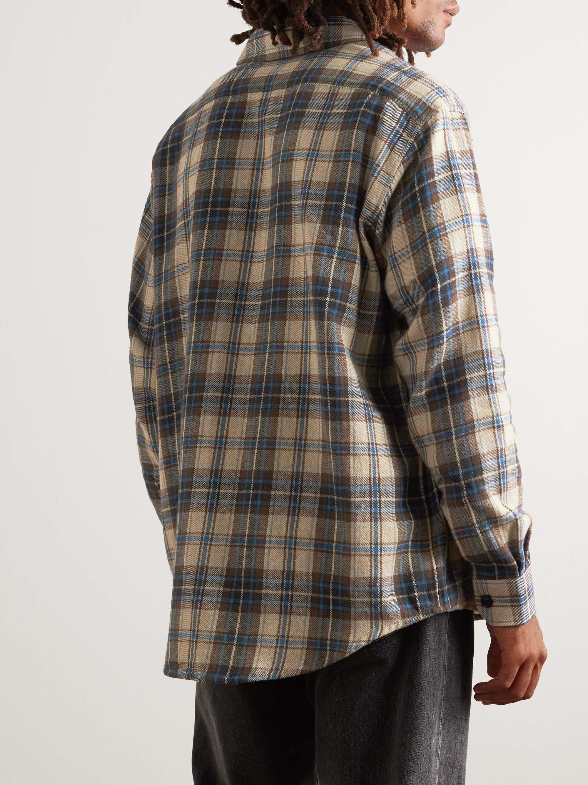 CELINE HOMME Plaid Cotton-Flannel Shirt for Men | MR PORTER