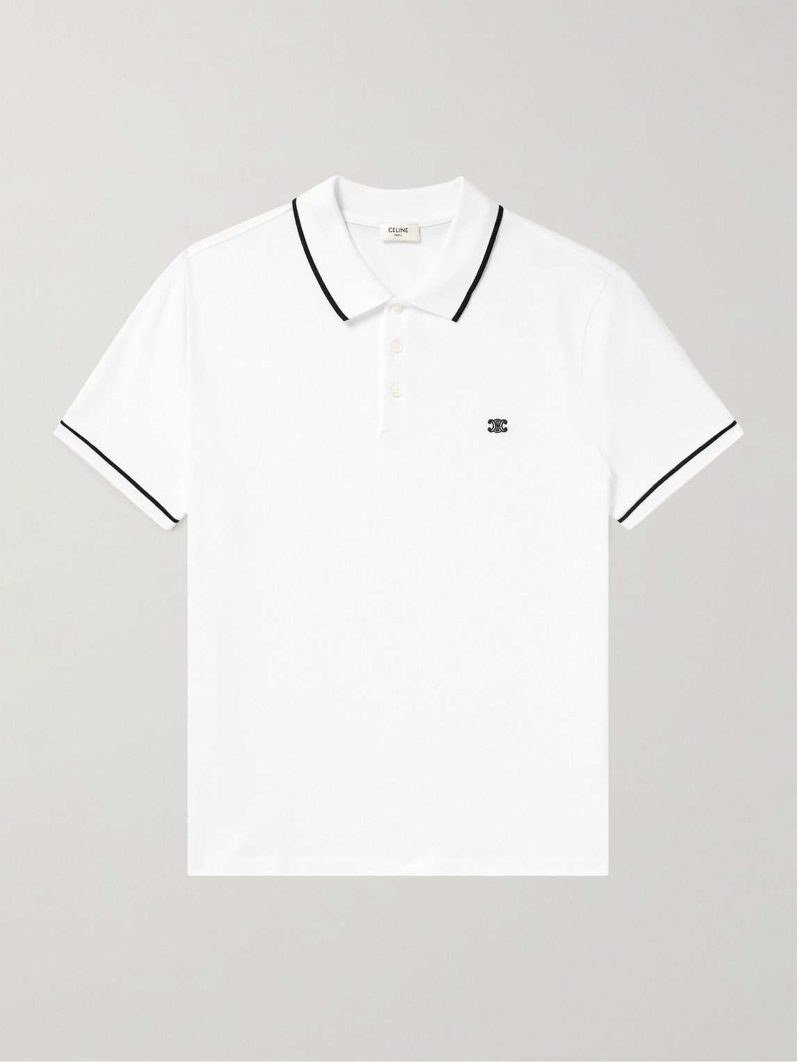 Logo-Embroidered Cotton-Piqué Polo Shirt