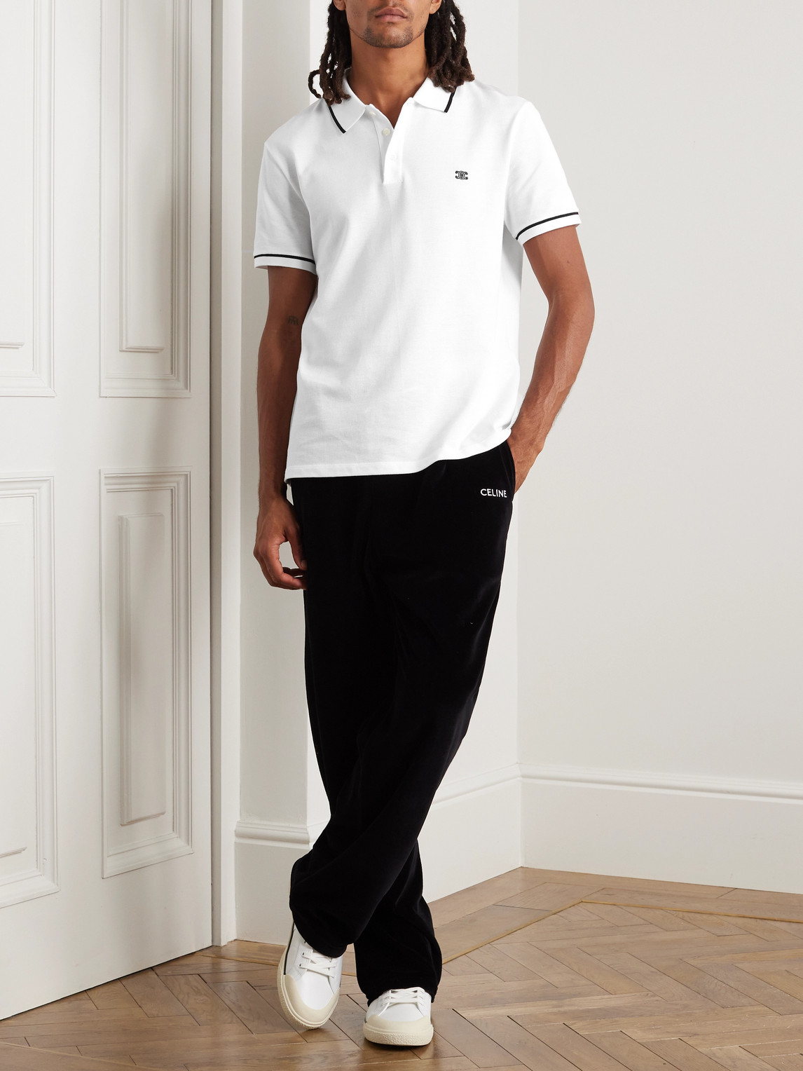 Logo-Embroidered Cotton-Piqué Polo Shirt — 2