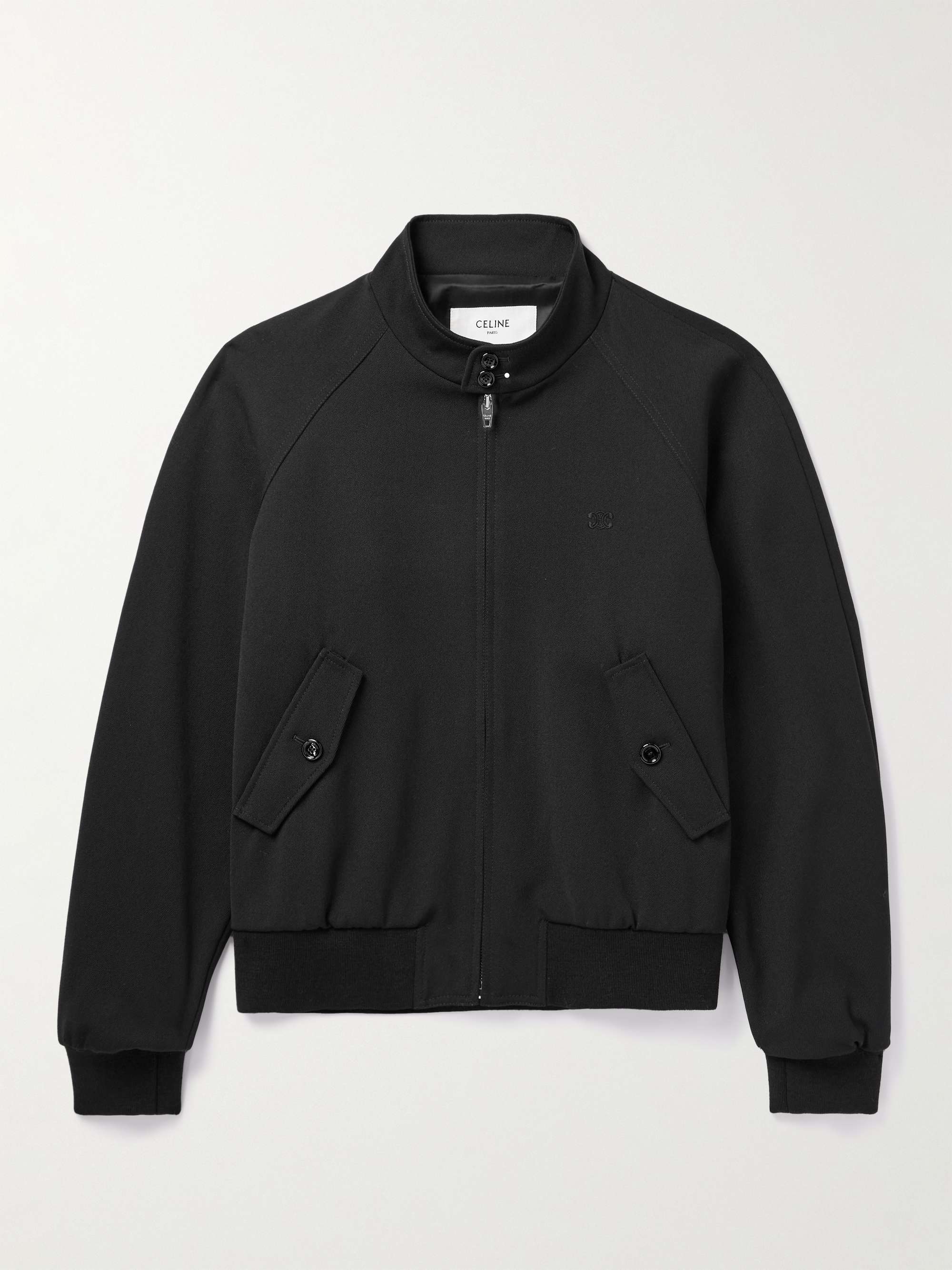 CELINE HOMME Triomphe Wool-Blend Blouson Jacket for Men | MR PORTER