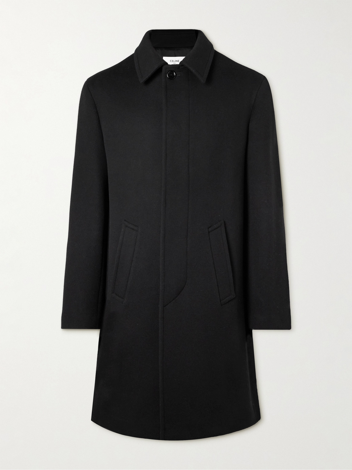 Wool and Cashmere-Blend Coat