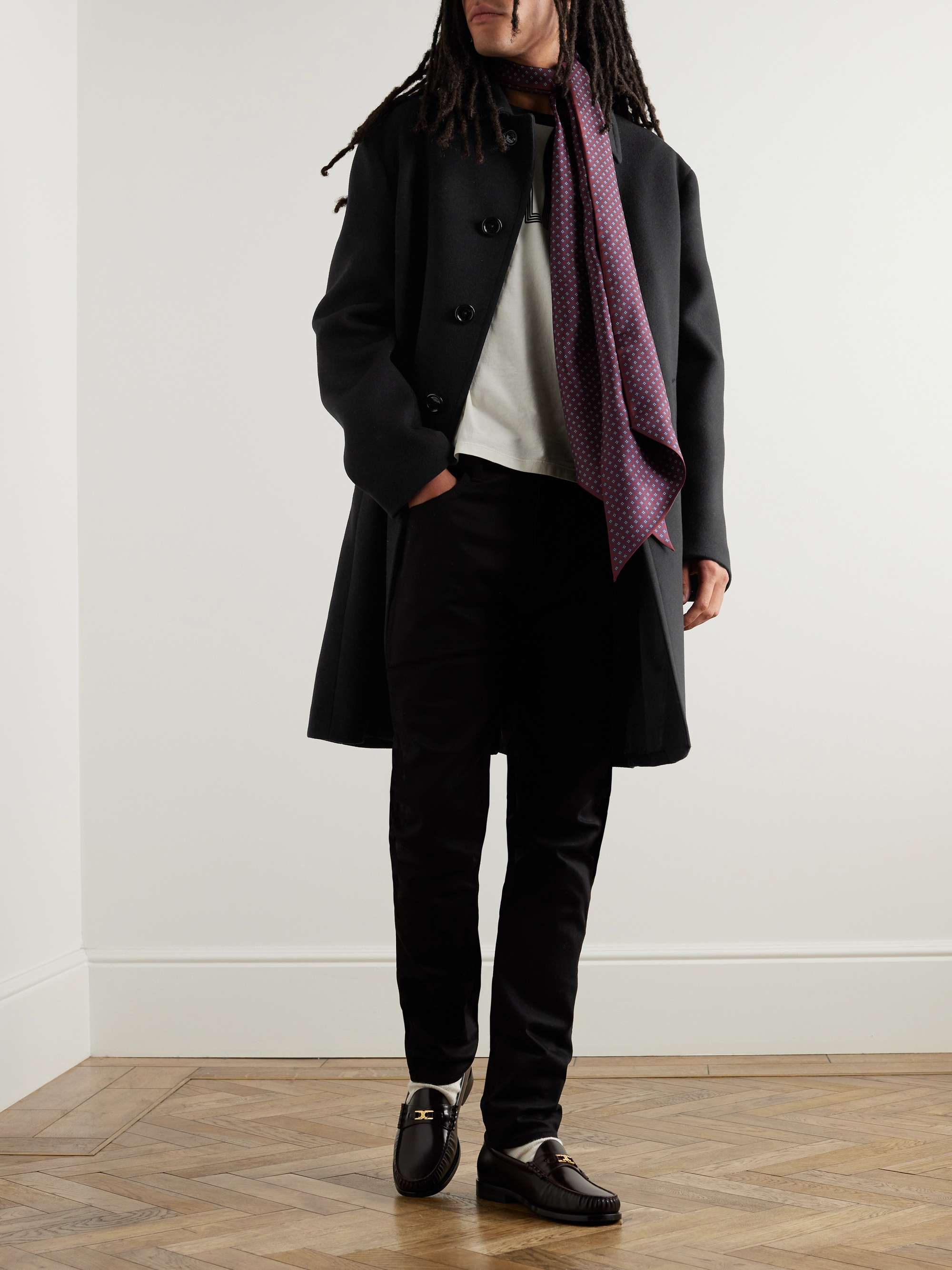 CELINE HOMME Wool and Cashmere-Blend Coat for Men | MR PORTER