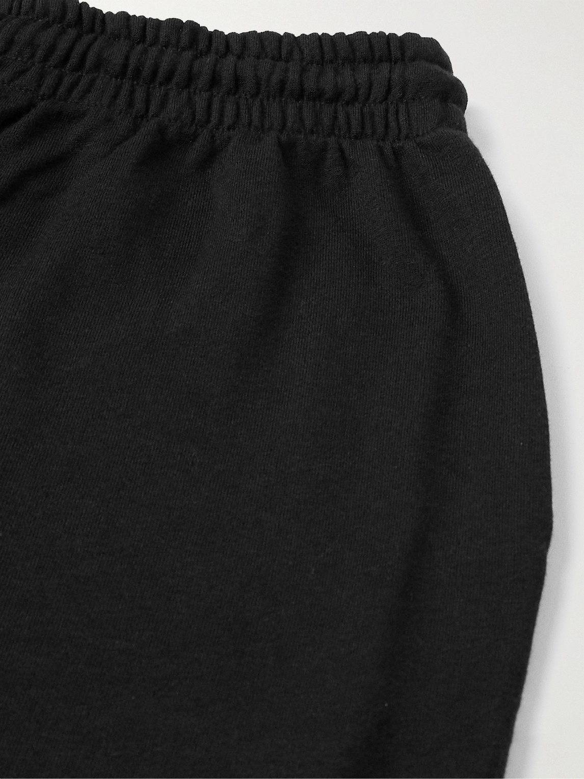 Celine Tapered Cotton And Cashmere-blend Jersey Sweatpants In Black