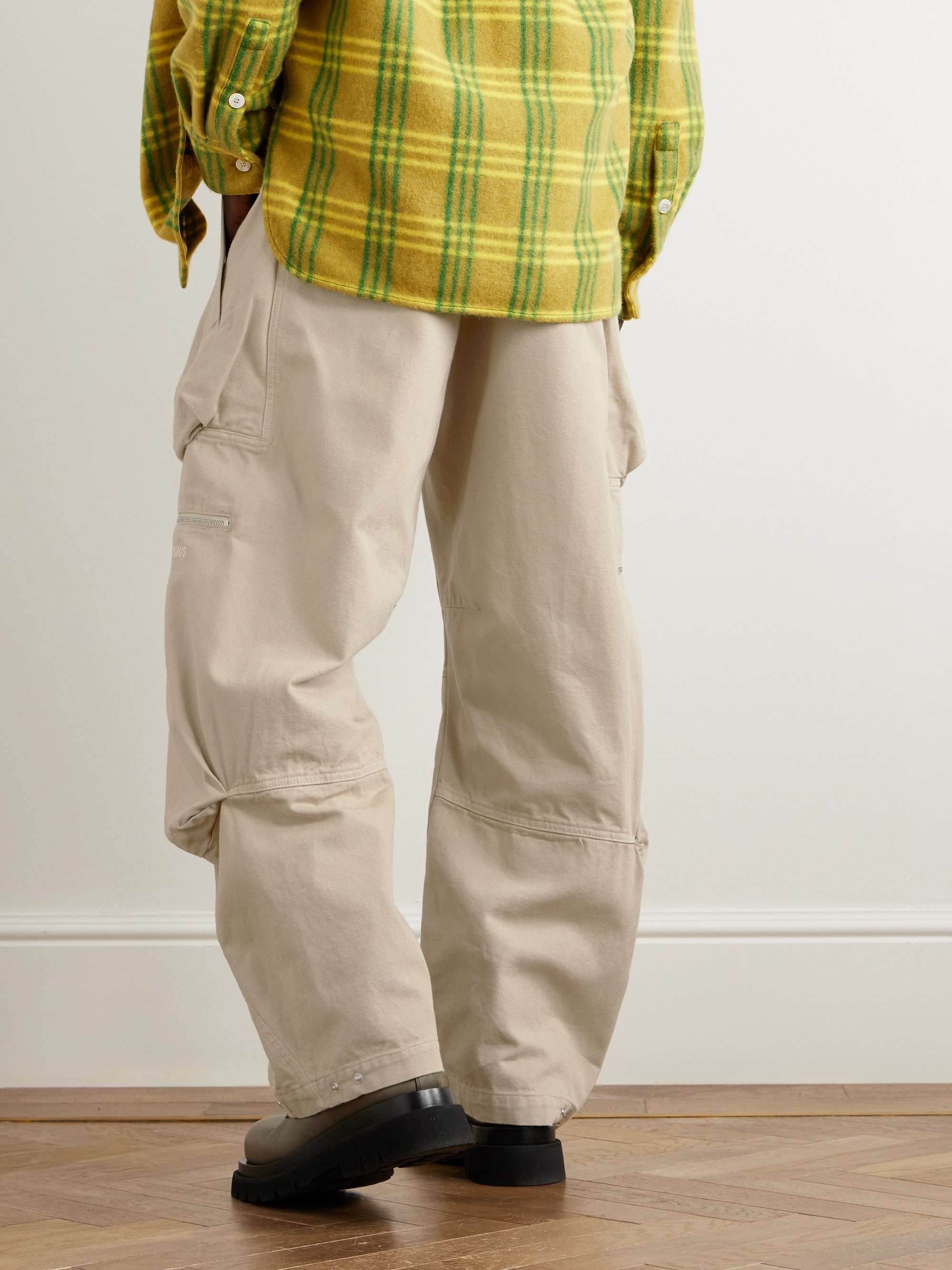 JACQUEMUS Croissant Straight-Leg Cotton-Canvas Cargo