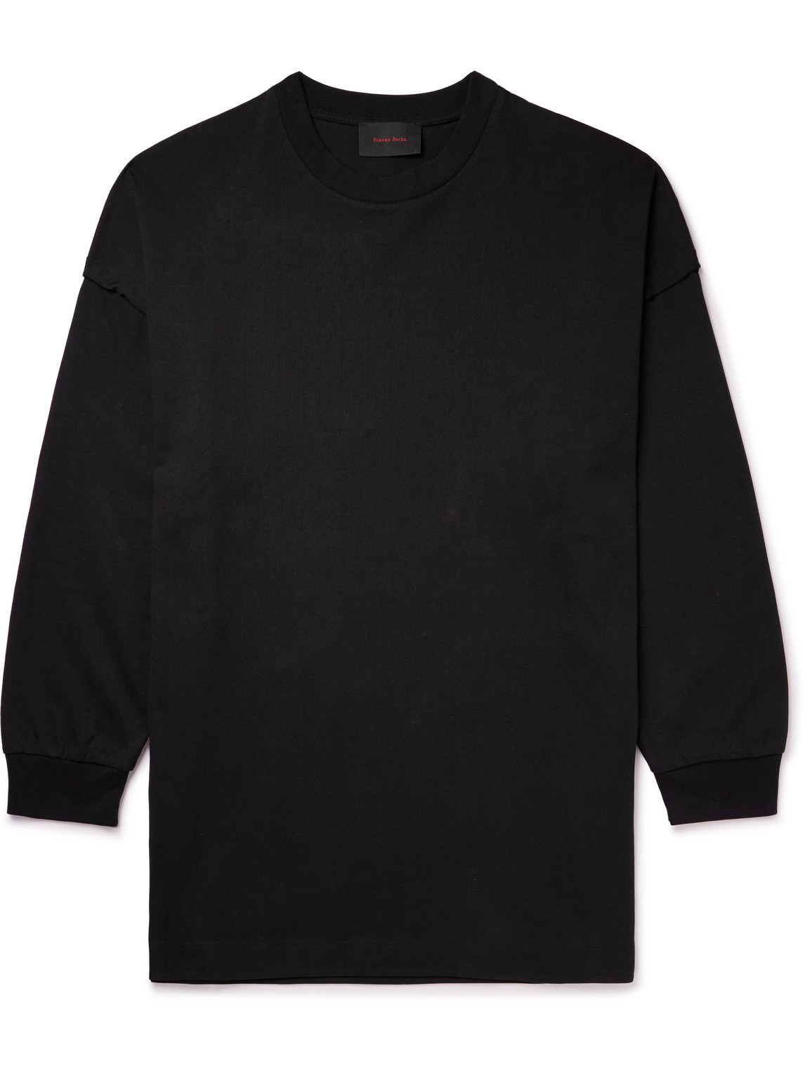 Oversized Panelled Cotton-Jersey T-Shirt
