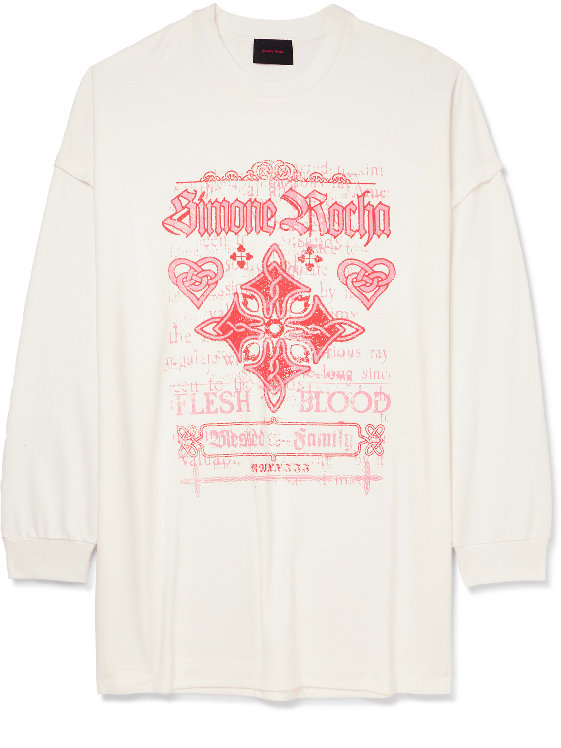 Oversized Printed Cotton-Jersey T-Shirt