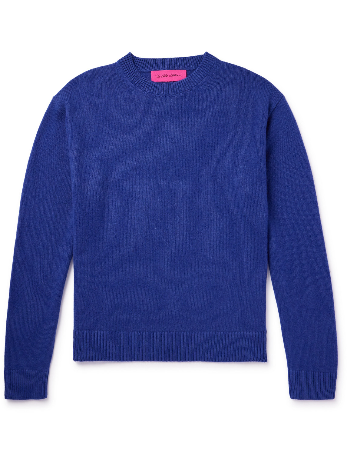 The Elder Statesman Cashmere Sweater In Blue