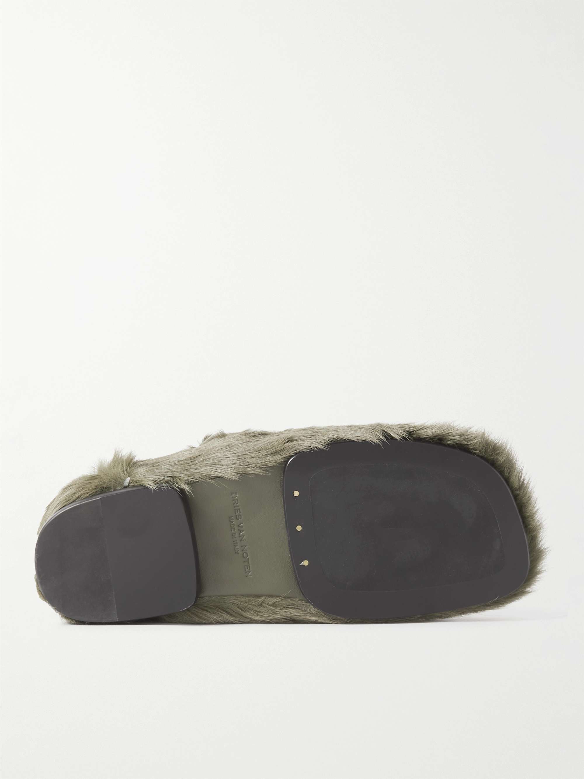 DRIES VAN NOTEN Padded Pony Hair Loafers for Men | MR PORTER