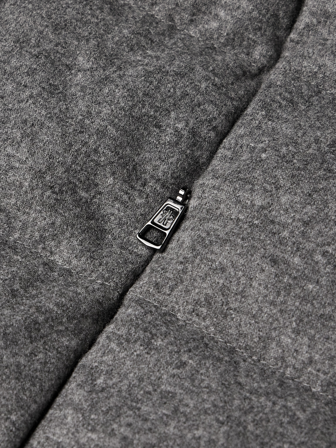 Moncler Todorka Cashmere Blend Down Jacket In Gray