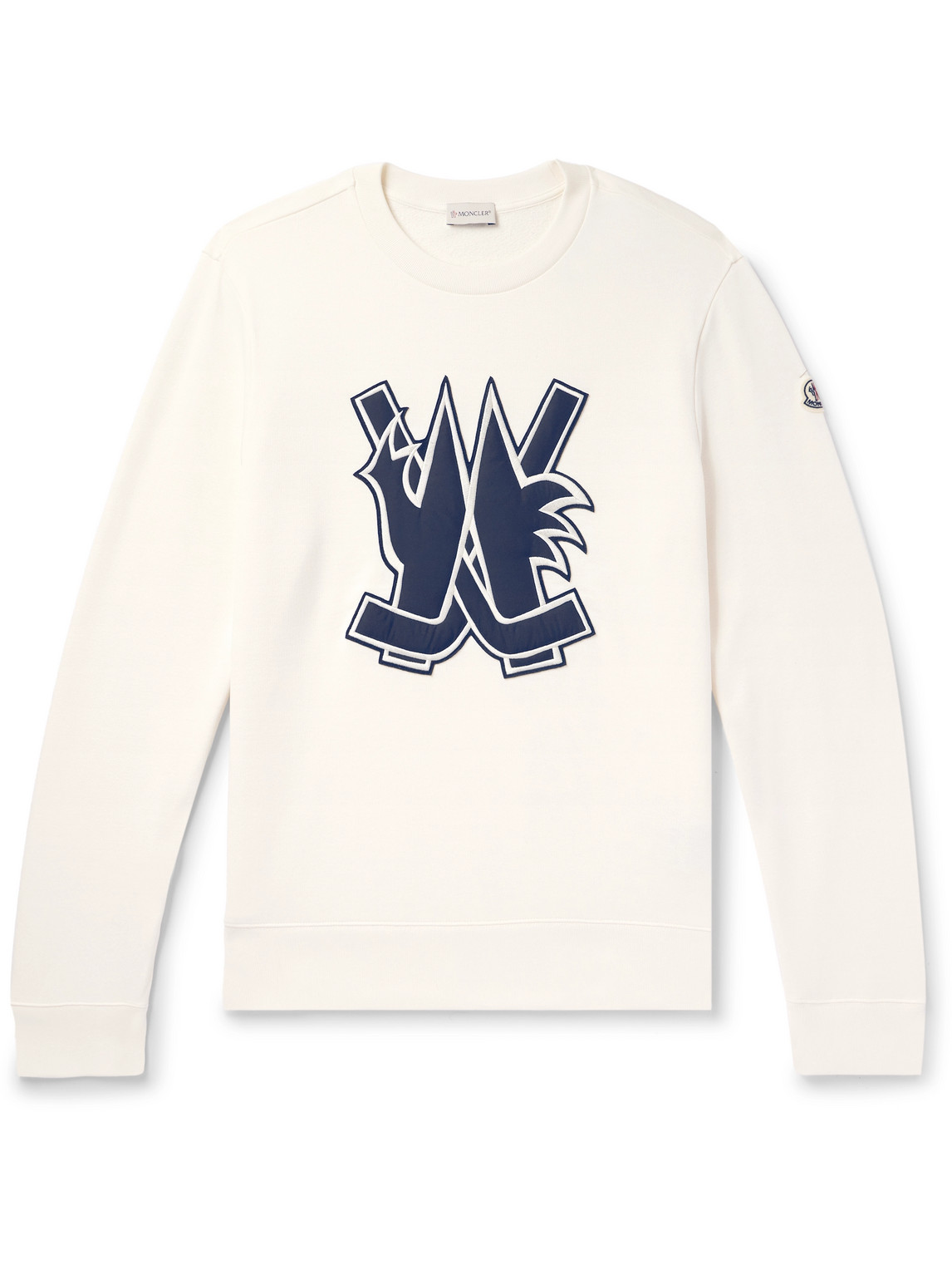 Logo-Appliquéd Cotton-Jersey Sweatshirt