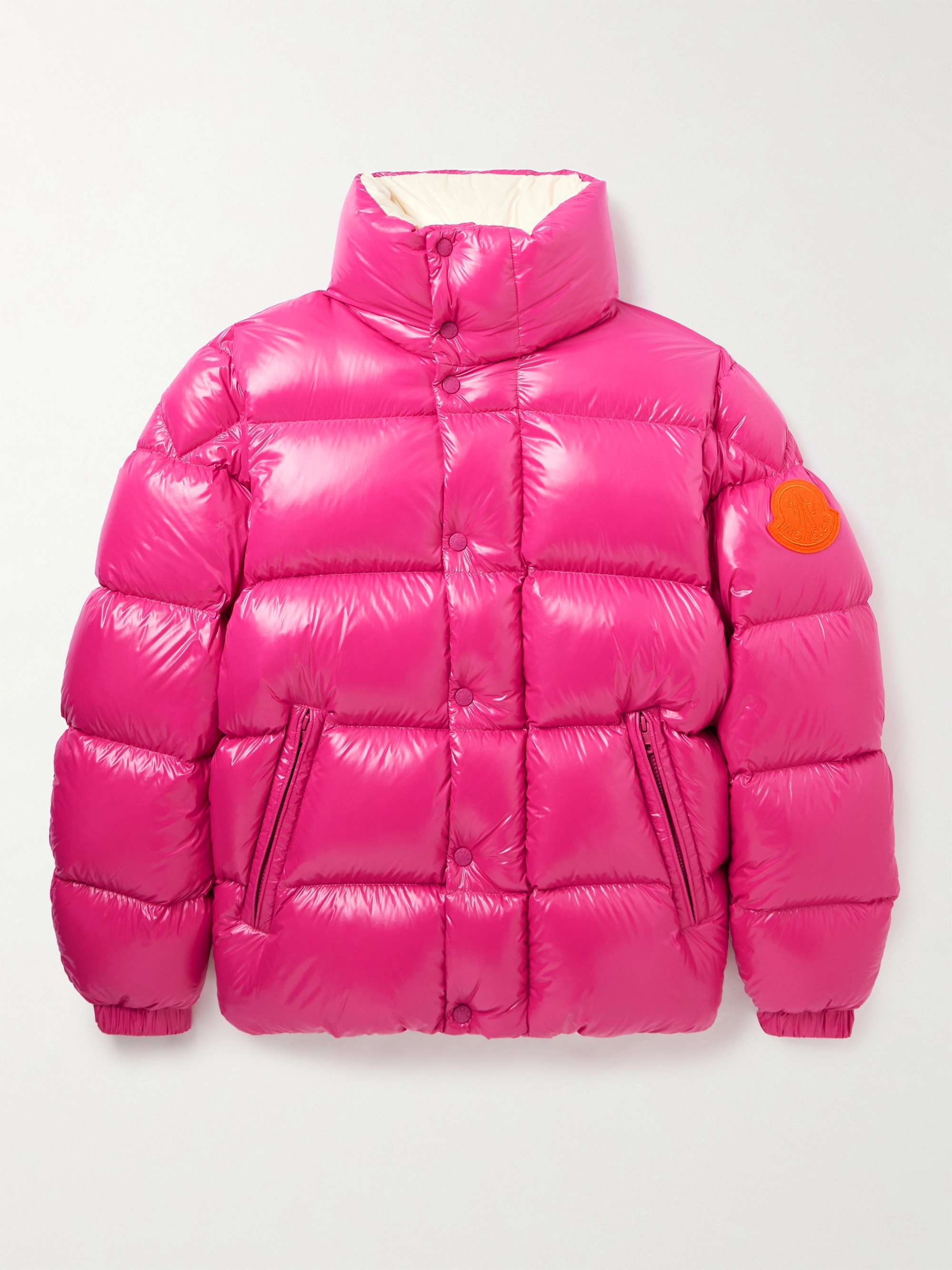 MONCLER Dervox Logo-Appliquéd Quilted Shell Down Jacket for Men | MR PORTER