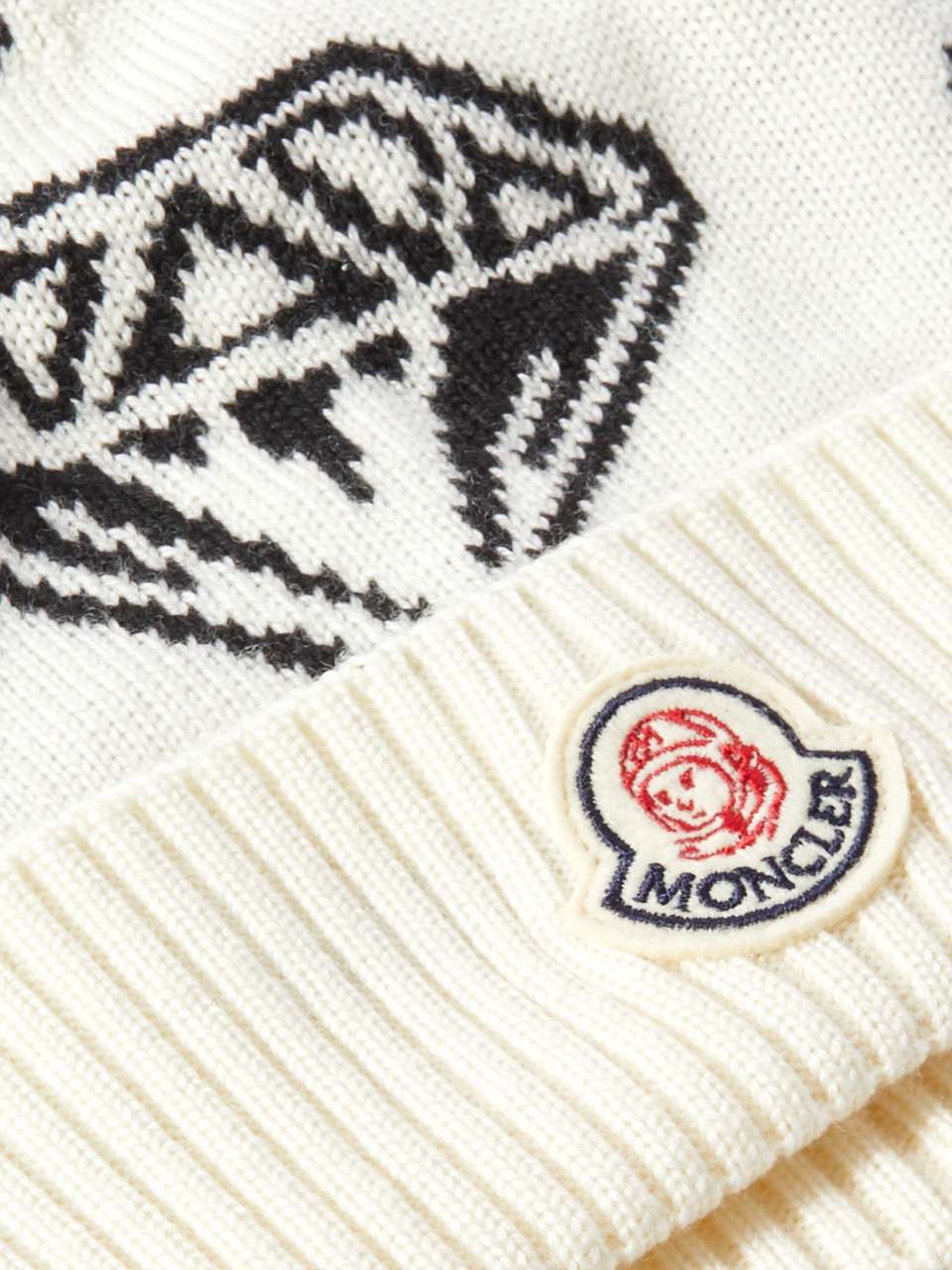 MONCLER GENIUS + Billionaires Boys Club Logo-Appliquéd Wool-Jacquard