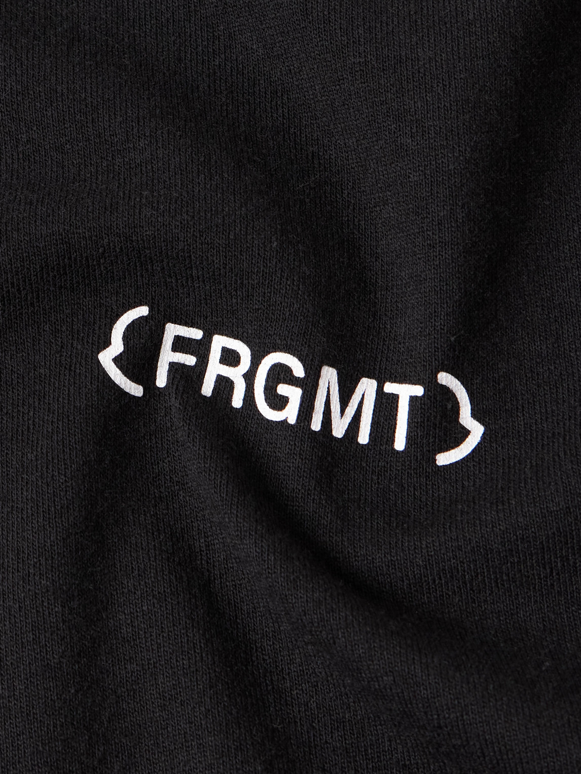 Moncler Genius Printed Cotton T-shirt In Black