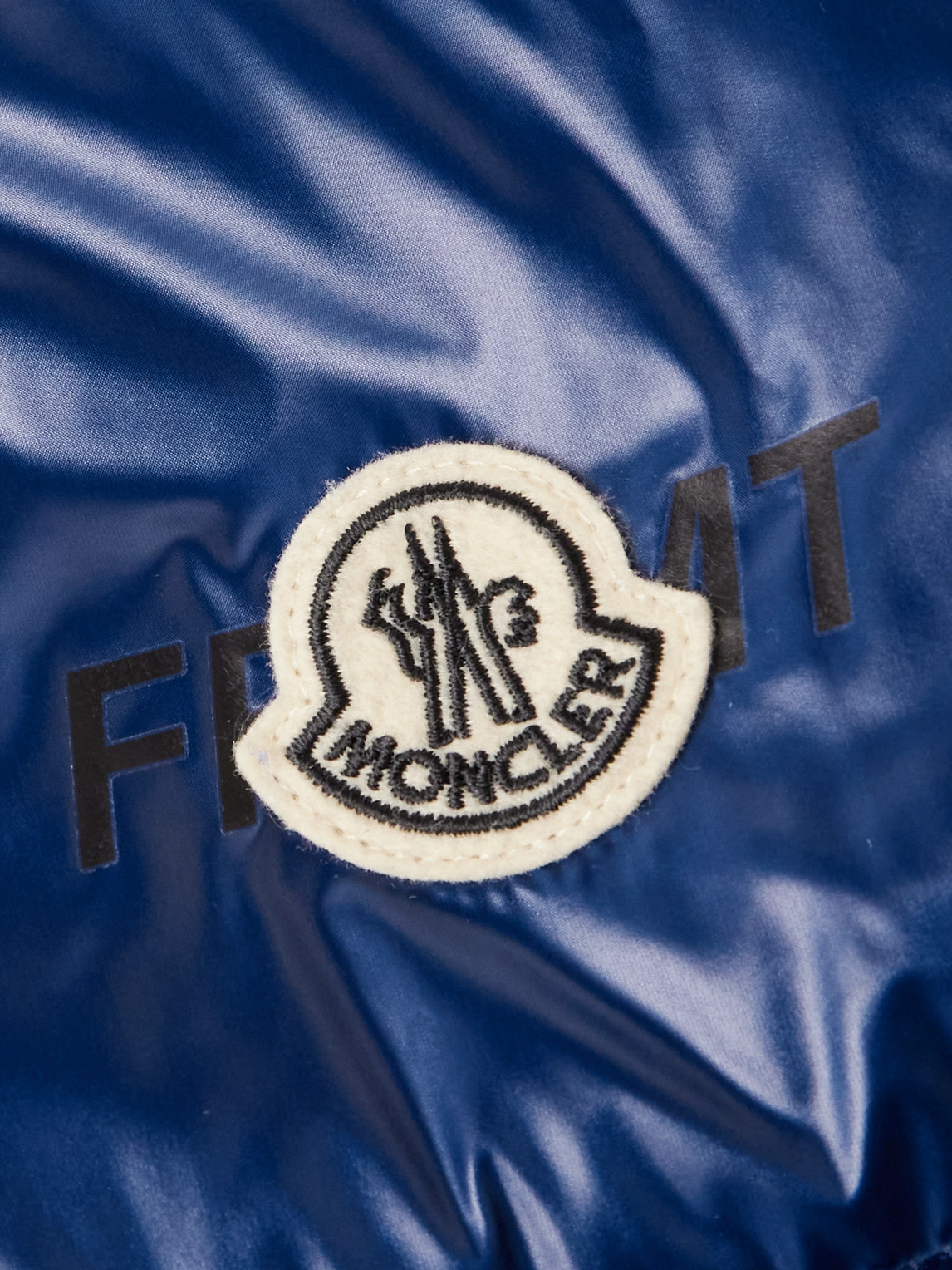 Moncler Genius 7 Moncler Frgmt Hiroshi Fujiwara Quilted Shell Hooded Down Gilet In Blue