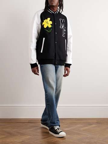 The Men's Emma Stone Louis Vuitton Yellow Varsity Jacket