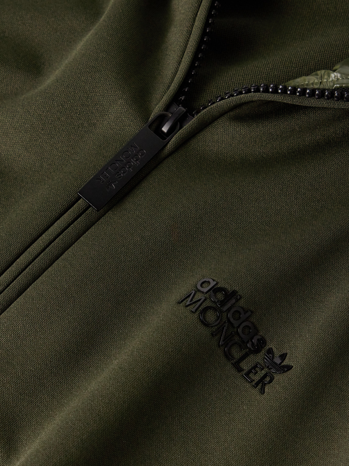 Moncler Genius Zip-up Cardigan In Green
