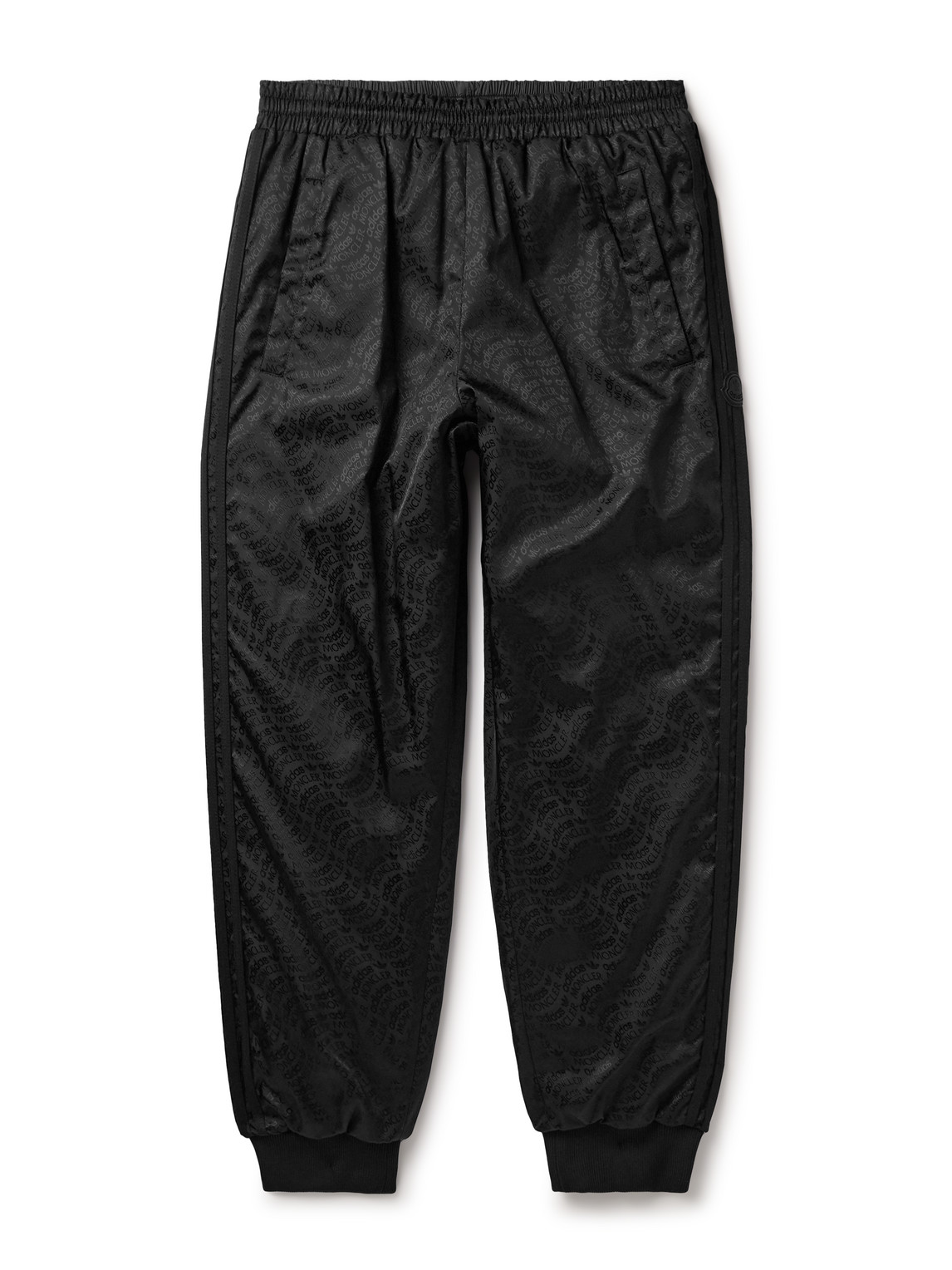 adidas Originals Straight-Leg Reversible Logo-Jacquard Shell Down Sweatpants