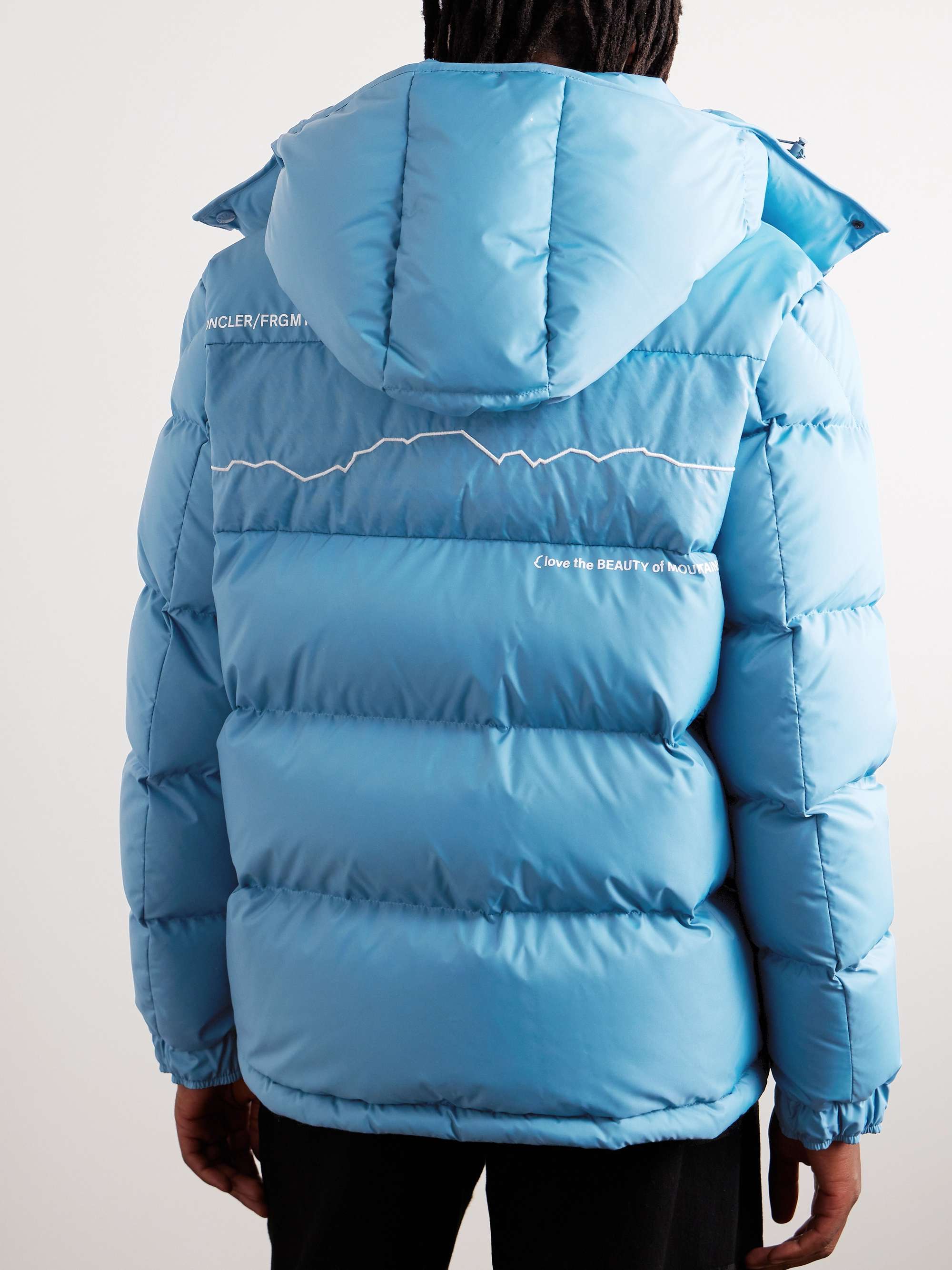 MONCLER GENIUS 7 Moncler FRGMT Hiroshi Fujiwara Acanthus Quilted Shell ...