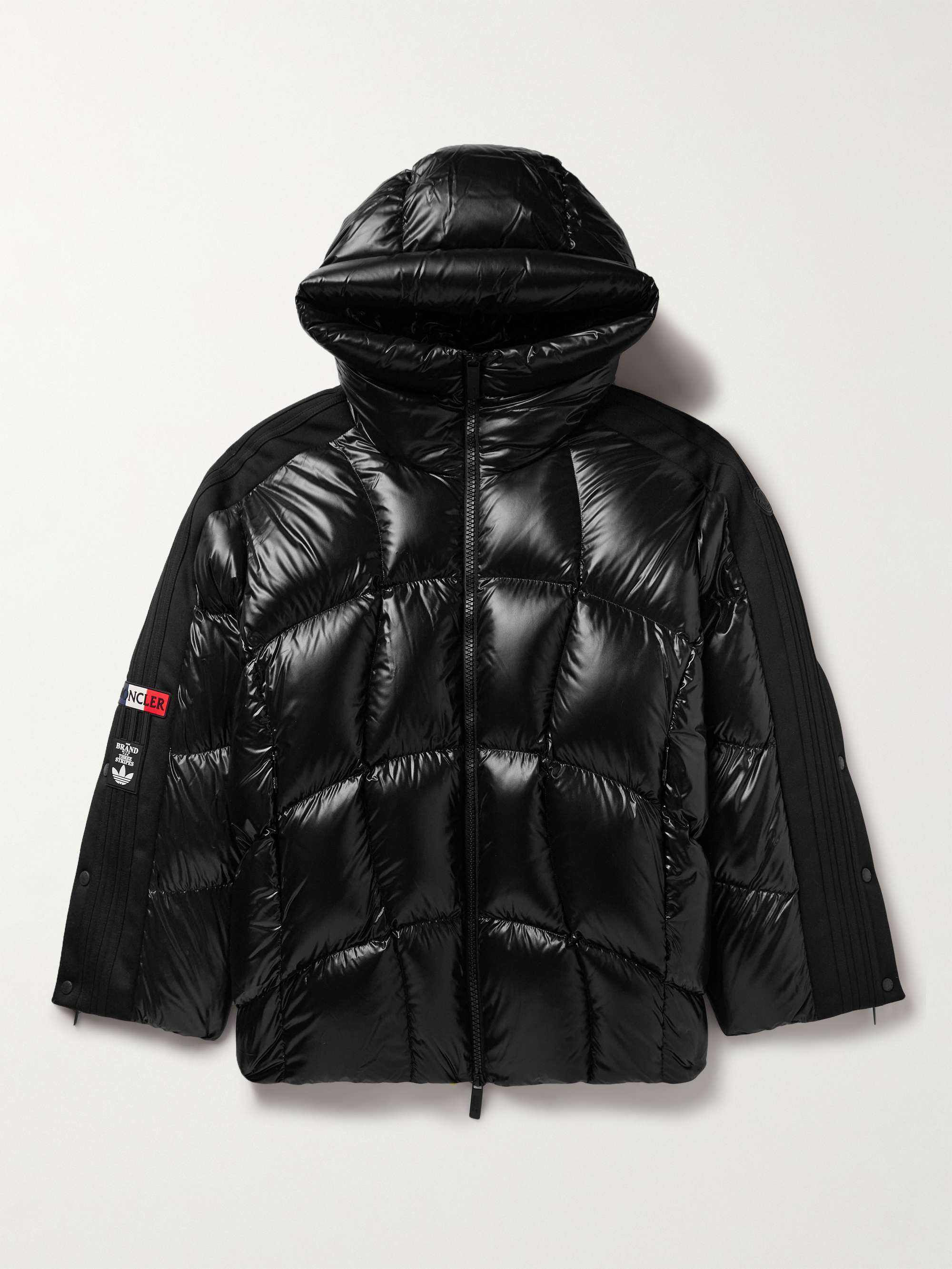 MONCLER GENIUS + adidas Originals Beiser Tech Jersey-Trimmed Quilted ...