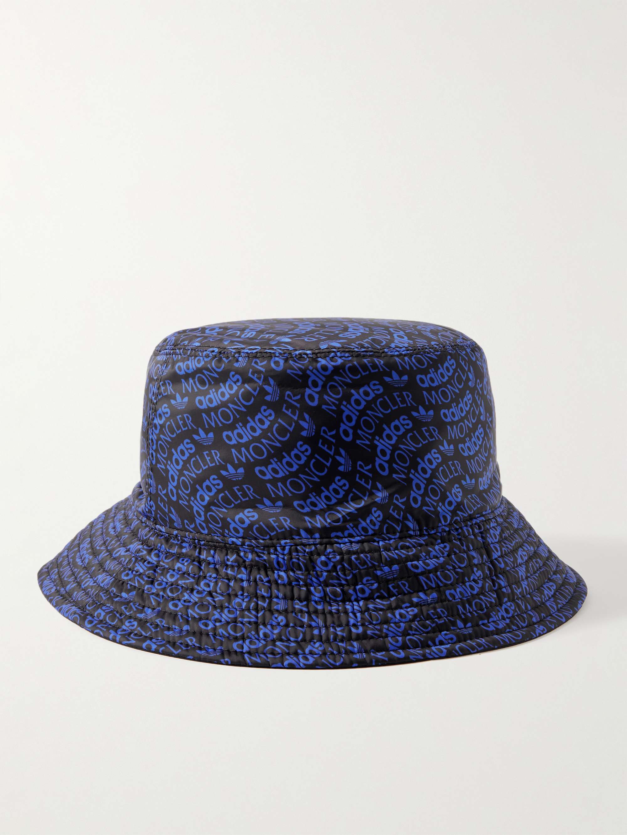 MONCLER GENIUS + adidas Originals Logo-Print Appliquéd Shell Bucket Hat ...