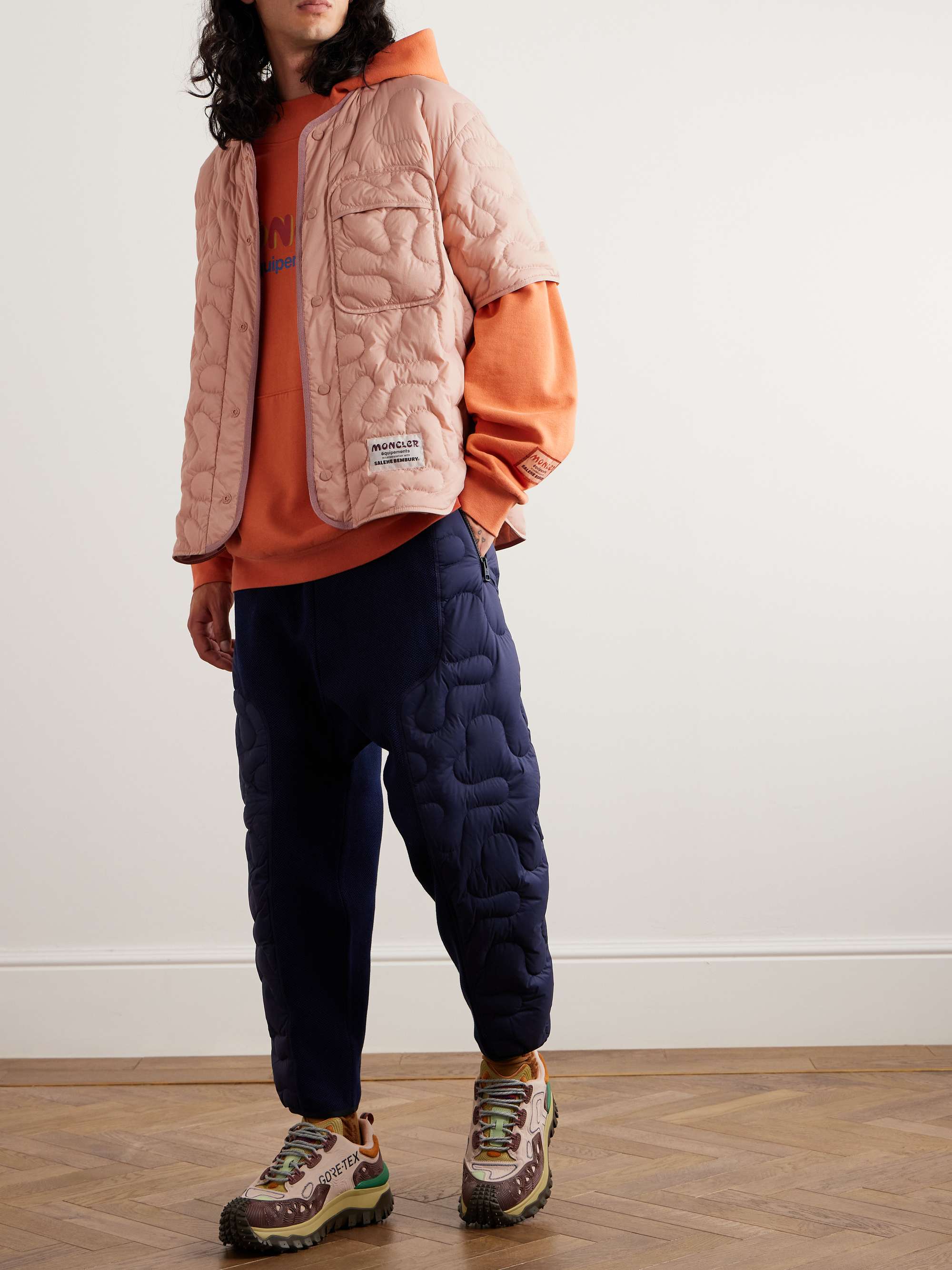 MONCLER GENIUS + Salehe Bembury Quilted Shell Down Overshirt for Men ...