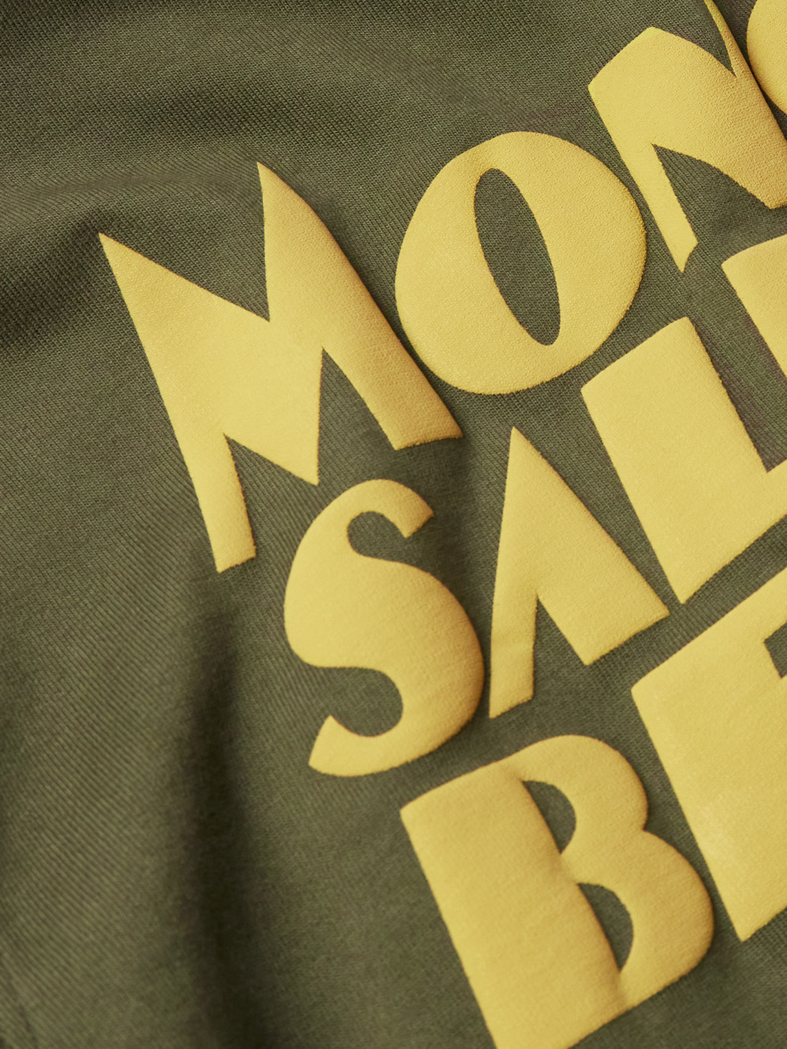 Shop Moncler Genius Salehe Bembury Logo-print Cotton-jersey T-shirt In Green
