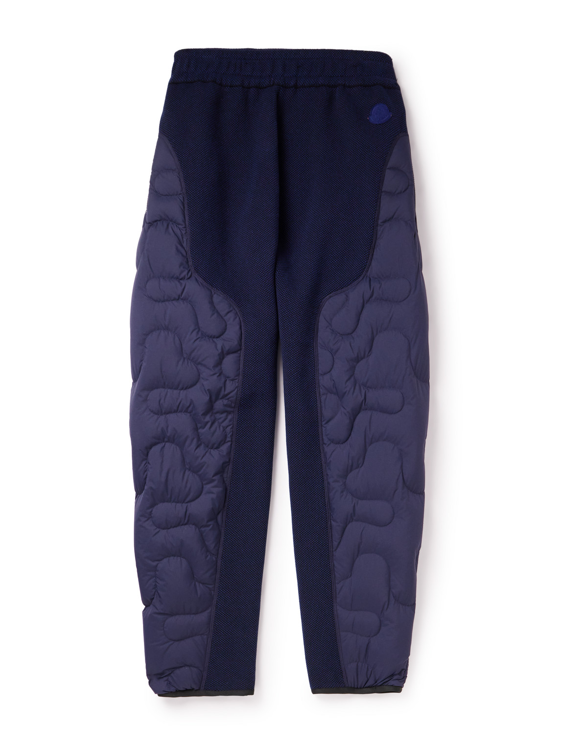 Salehe Bembury Cropped Tapered Padded Shell and Cotton-Jersey Sweatpants