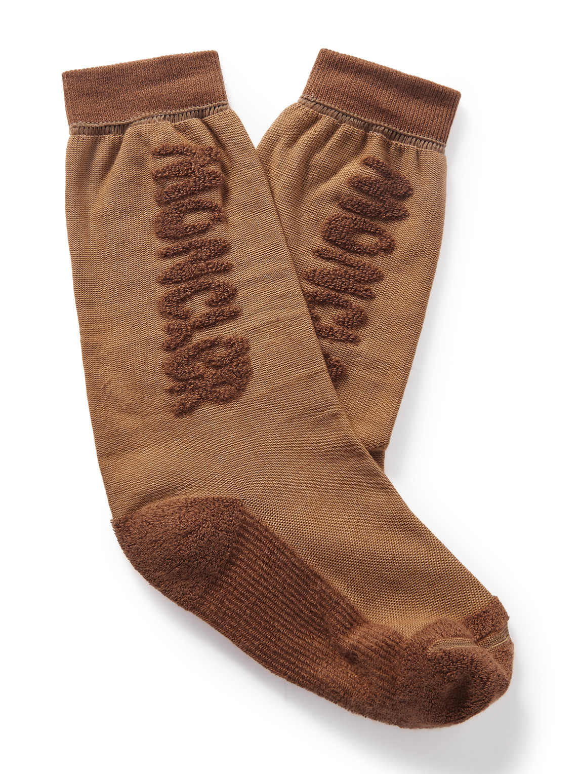 Salehe Bembury Terry-Trimmed Cotton-Blend Socks