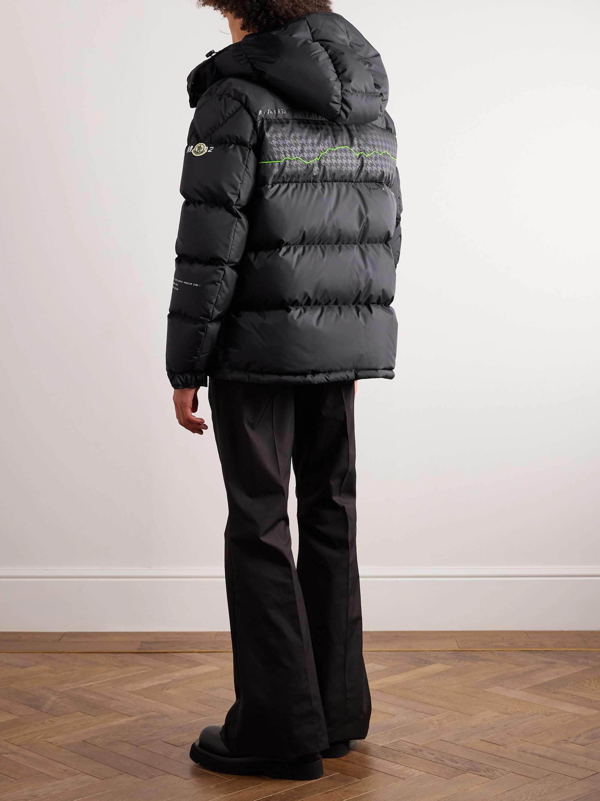 7 Moncler FRGMT Hiroshi Fujiwara Acanthus Quilted Shell Hooded Down Jacket