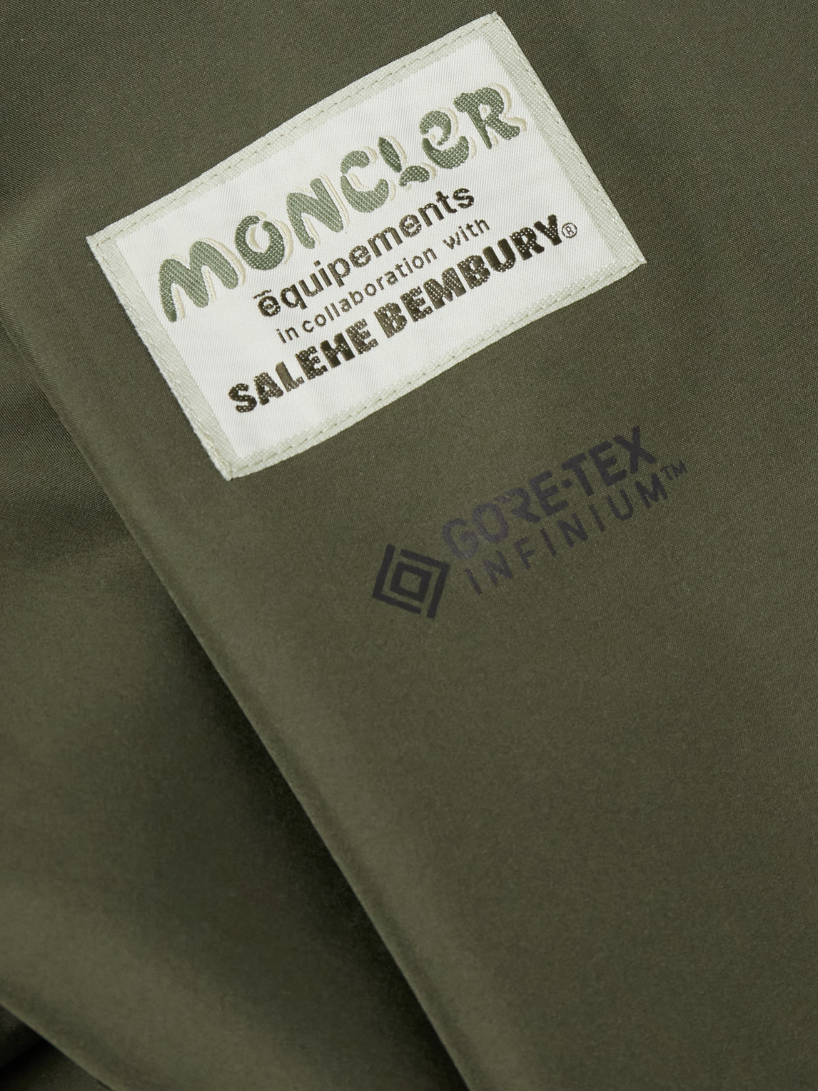 Shop Moncler Genius Salehe Bembury Menger Oversized 2l Gore-tex Infinium™ Hooded Parka In Green