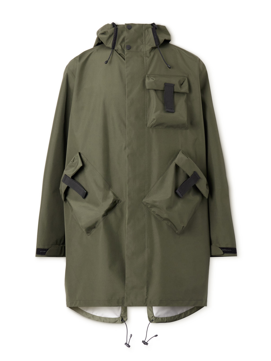 Moncler Genius Salehe Bembury Menger Oversized 2l Gore-tex Infinium™ Hooded Parka In Green