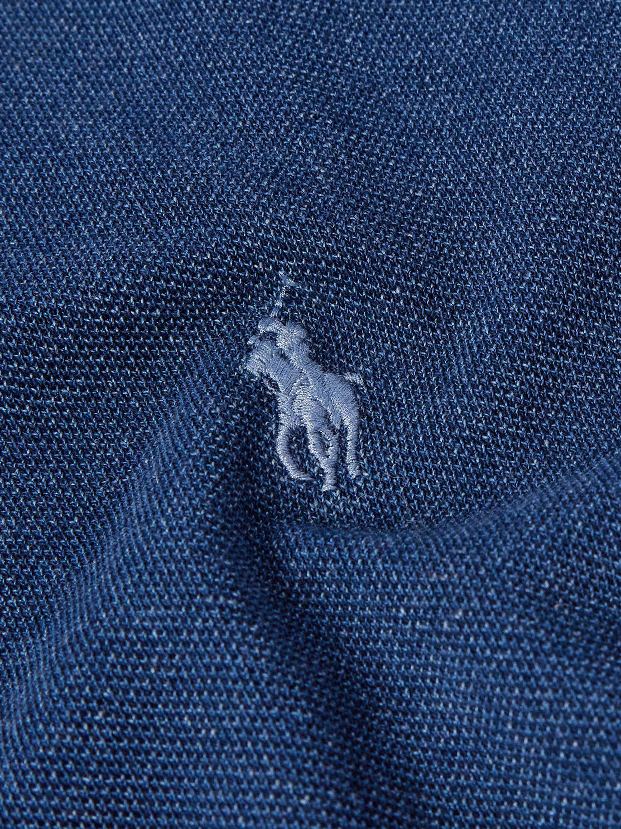 POLO RALPH LAUREN Logo-Embroidered Cotton-Piqué Polo-Shirt for Men | MR ...