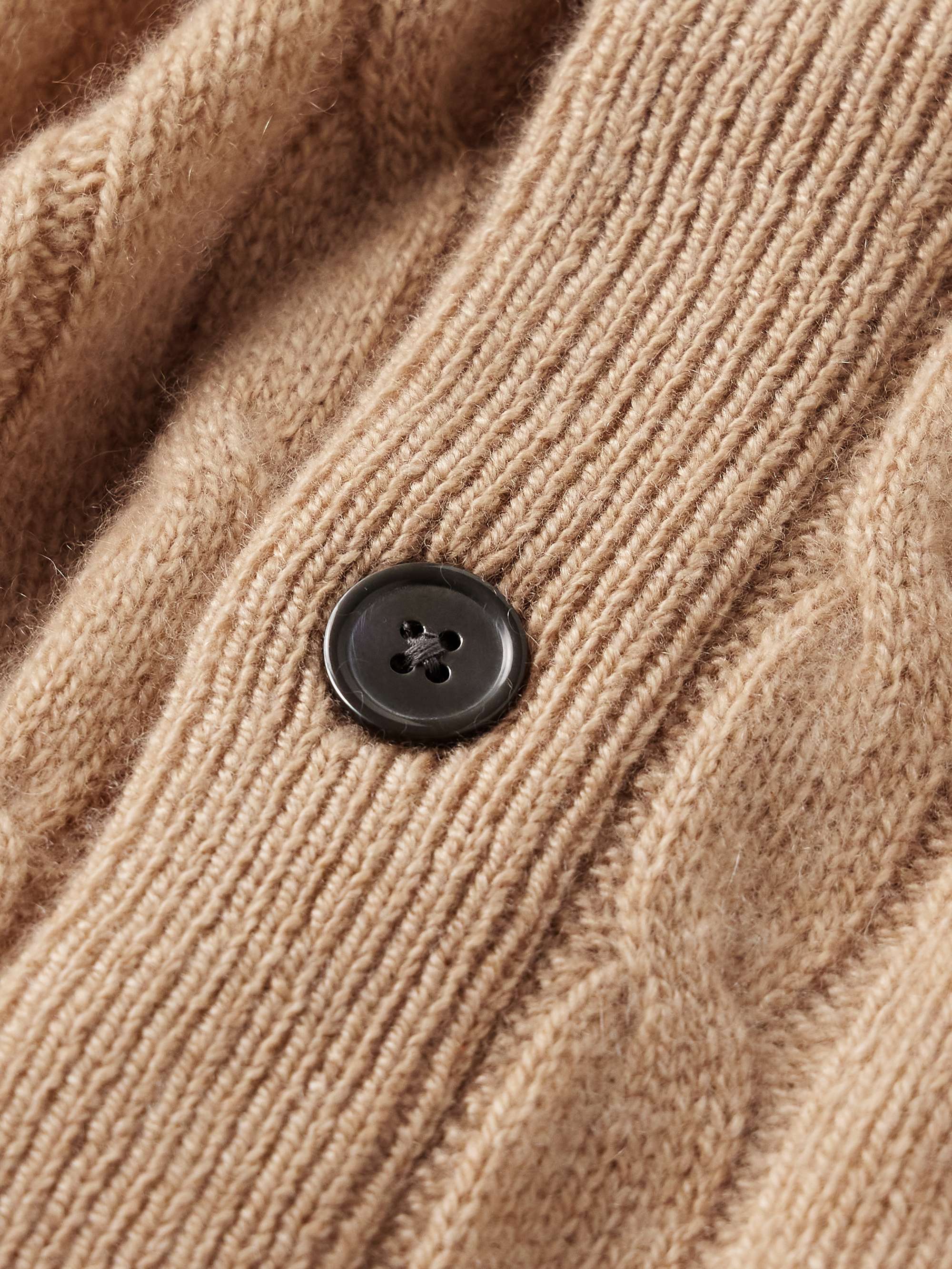 POLO RALPH LAUREN Shawl-Collar Cable-Knit Cashmere Cardigan for Men | MR  PORTER