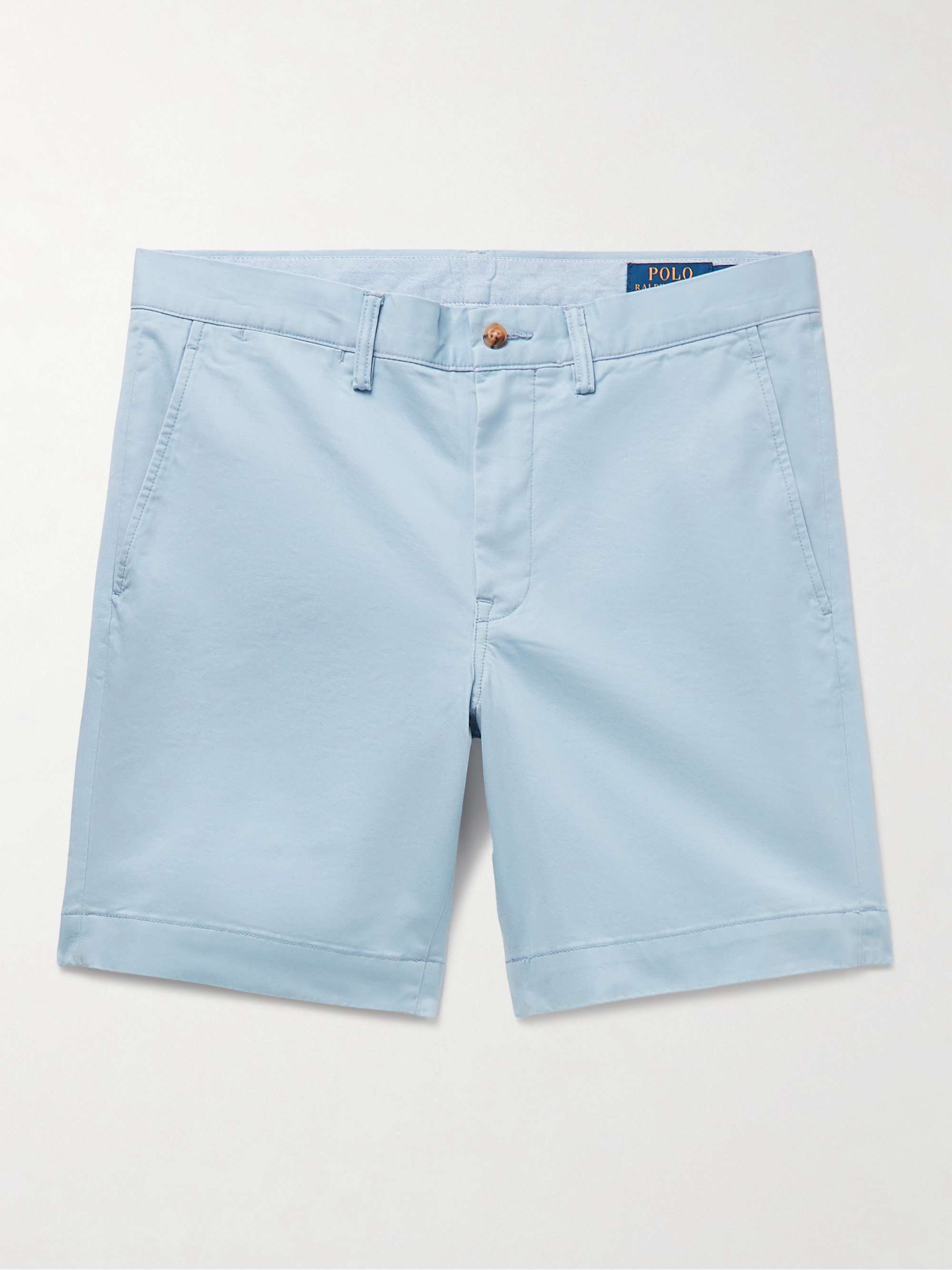 POLO RALPH LAUREN Straight-Leg Stretch-Cotton Twill Shorts for Men | MR ...