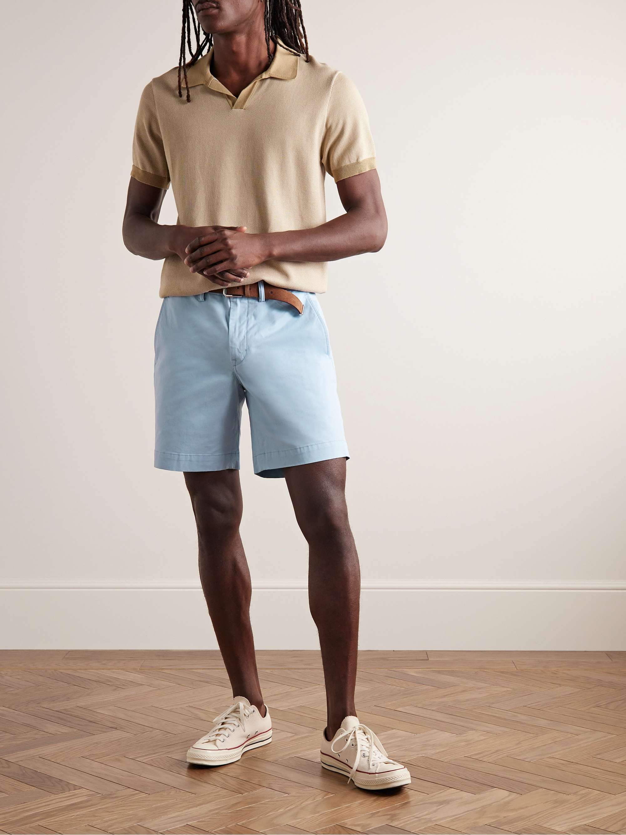 POLO RALPH LAUREN Straight-Leg Stretch-Cotton Twill Shorts for Men