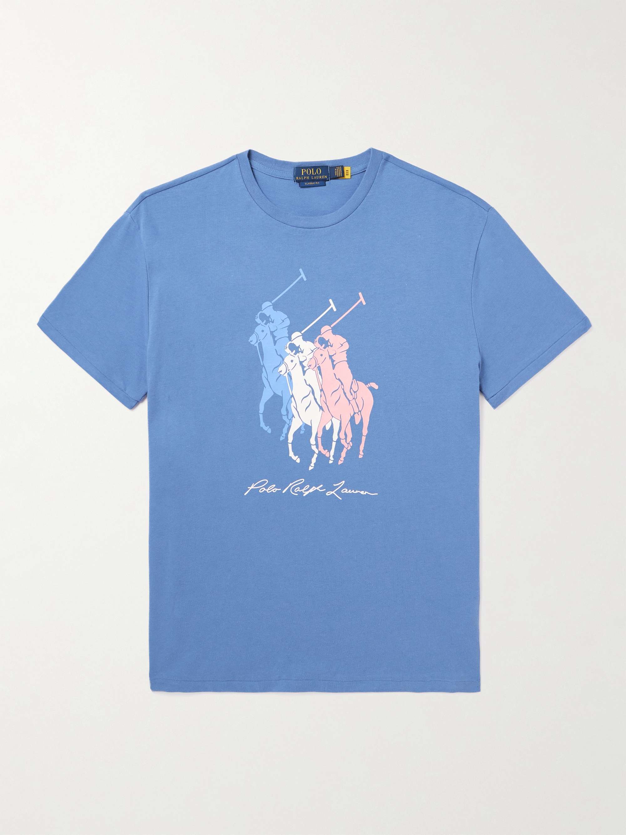 POLO RALPH LAUREN Printed Cotton-Jersey T-Shirt for Men | MR PORTER