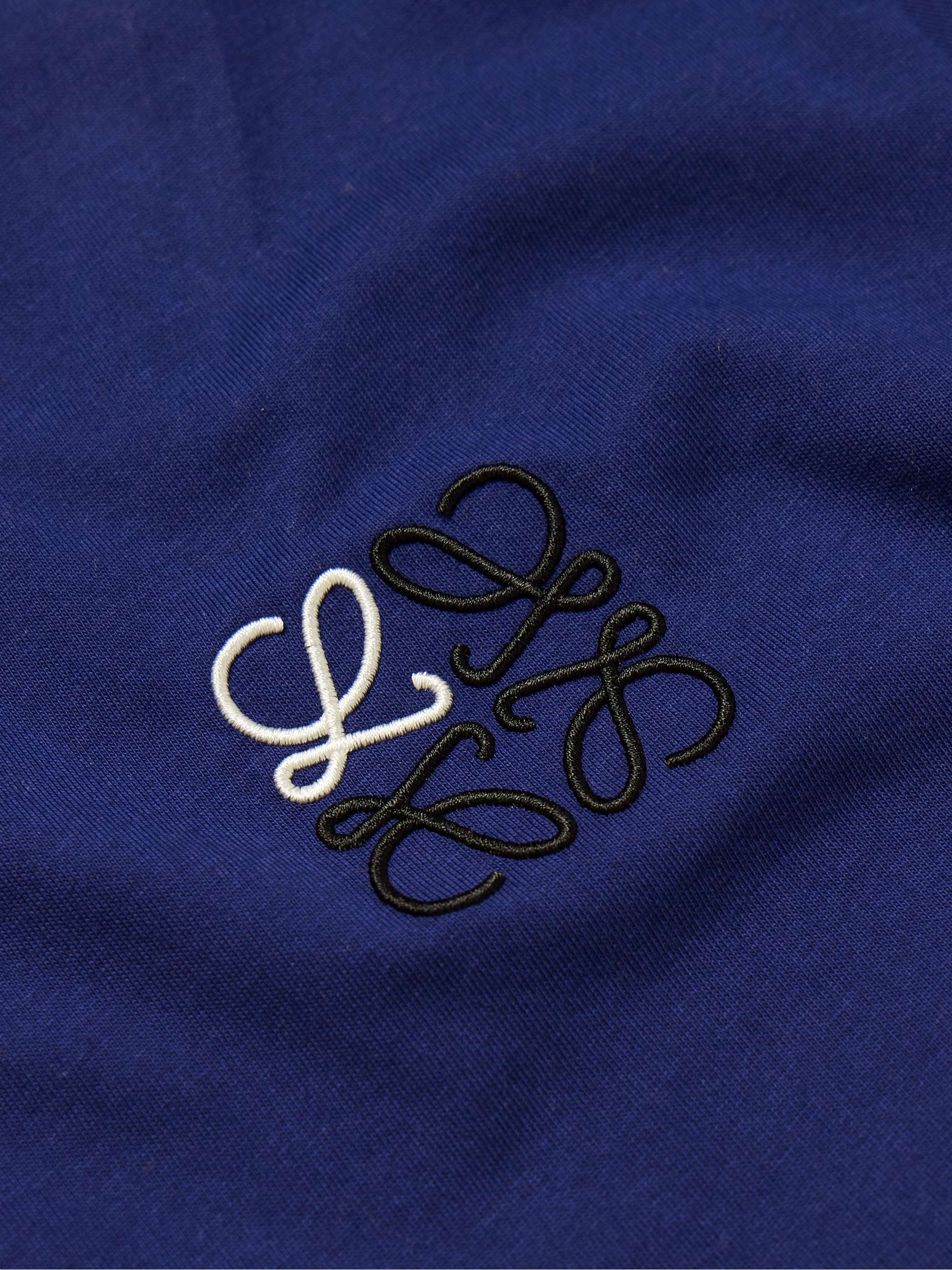 LOEWE Logo-Embroidered Cotton-Jersey T-Shirt