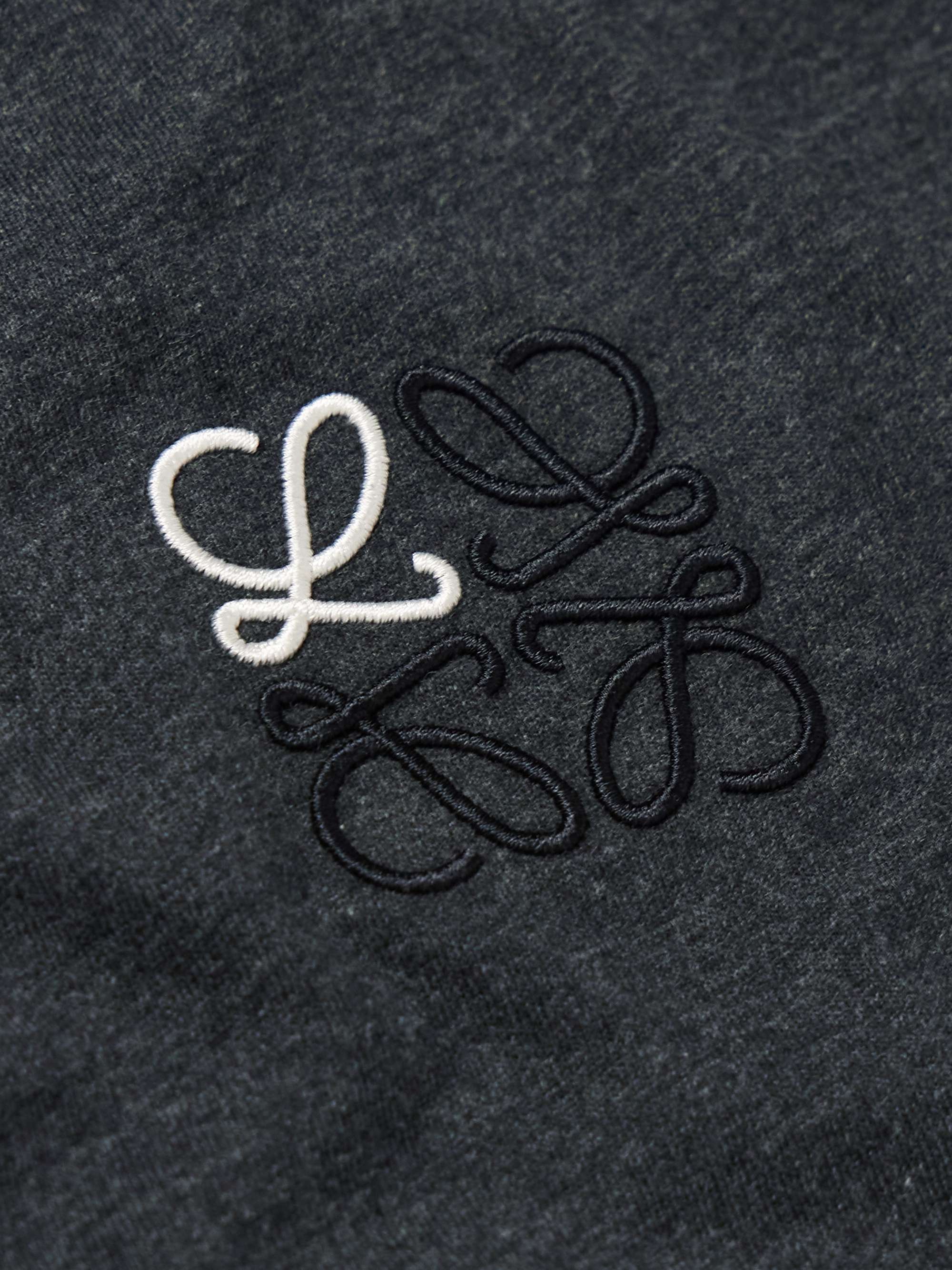 LOEWE Logo-Embroidered Cotton-Jersey T-Shirt
