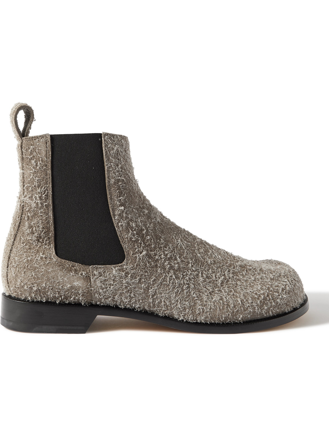 Brushed-Suede Chelsea Boots