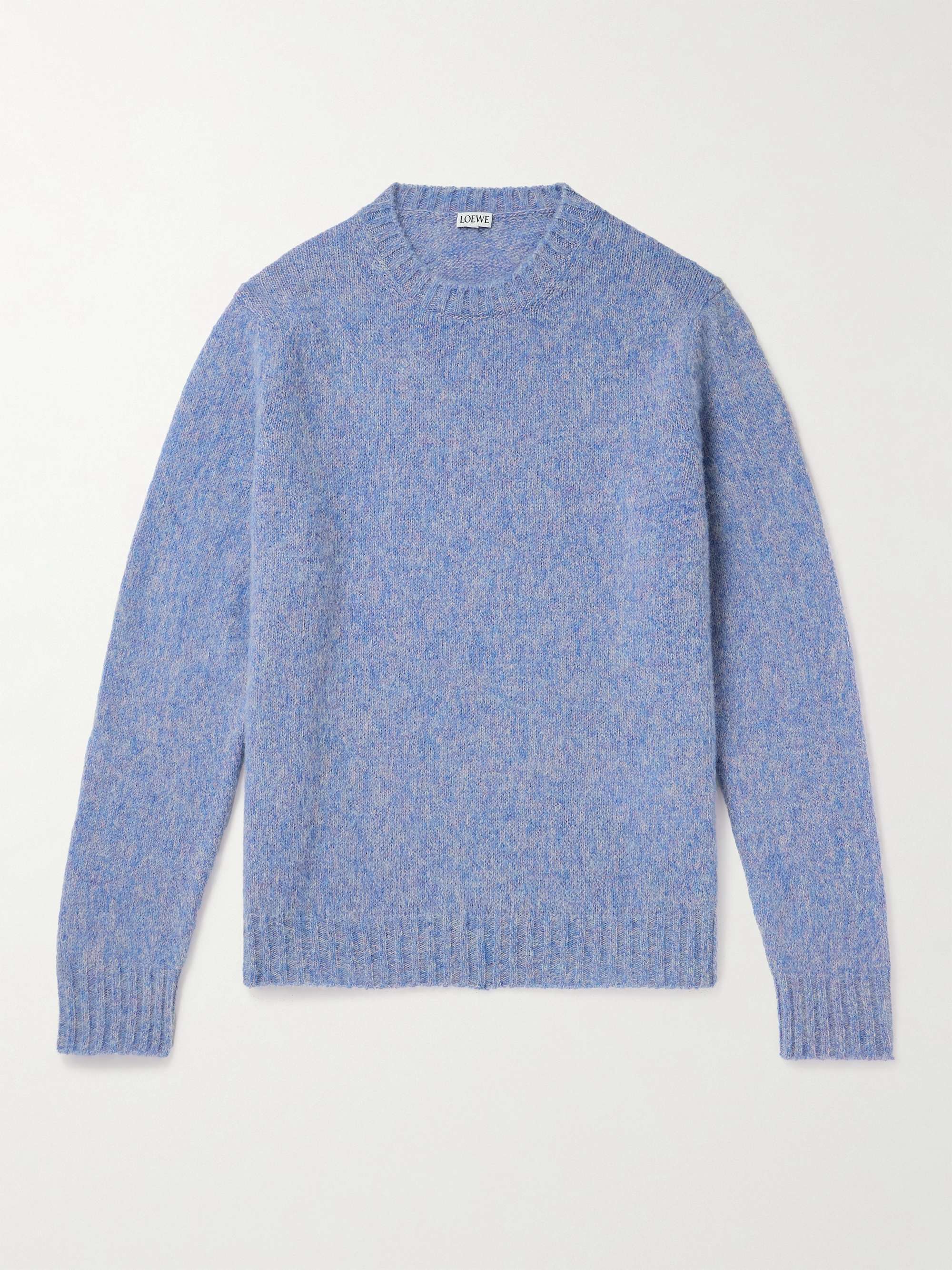 LOEWE Brushed Wool-Blend Sweater for Men | MR PORTER