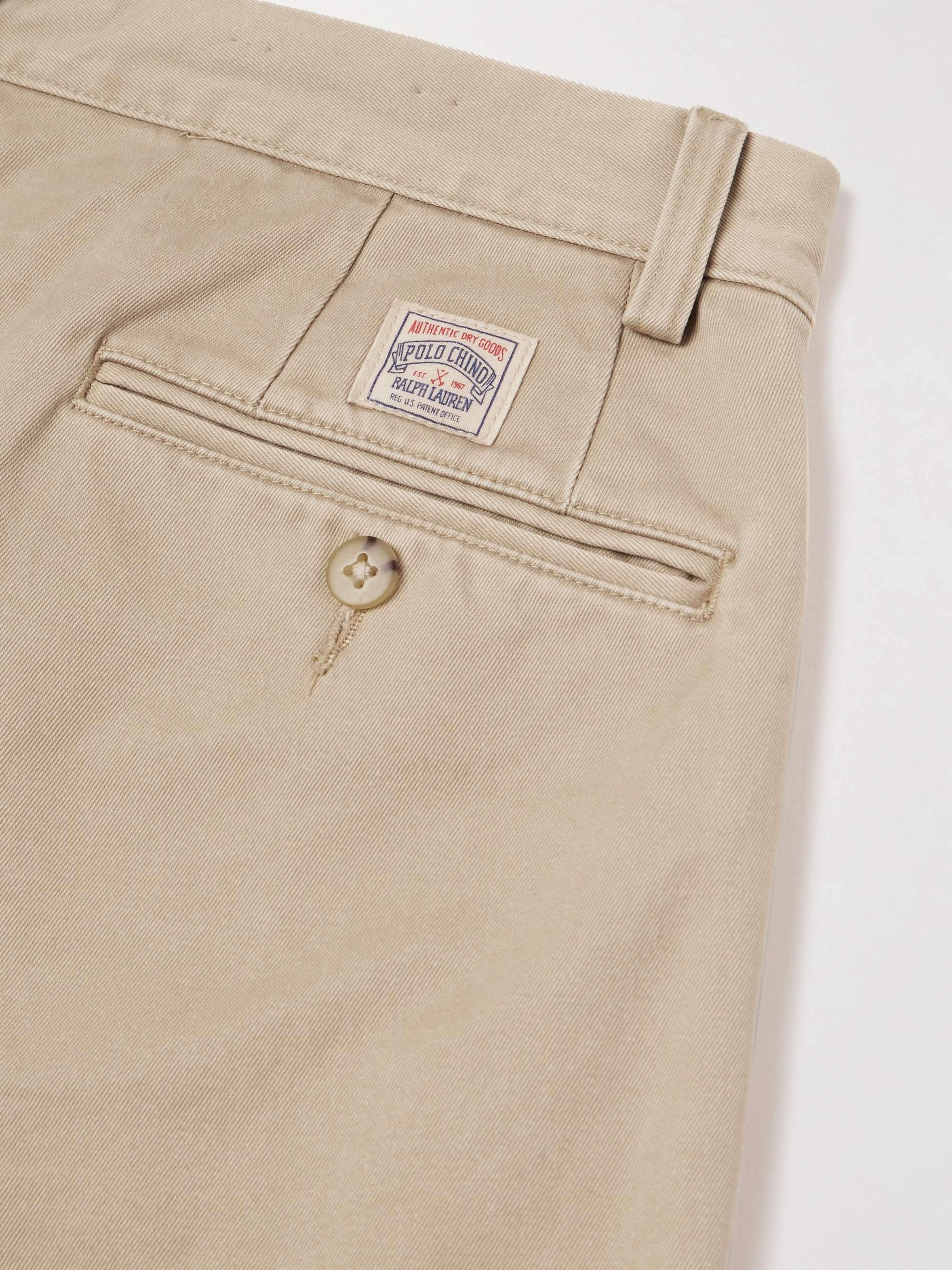 POLO RALPH LAUREN Whitman Straight-Leg Cotton-Blend Twill Chinos for ...