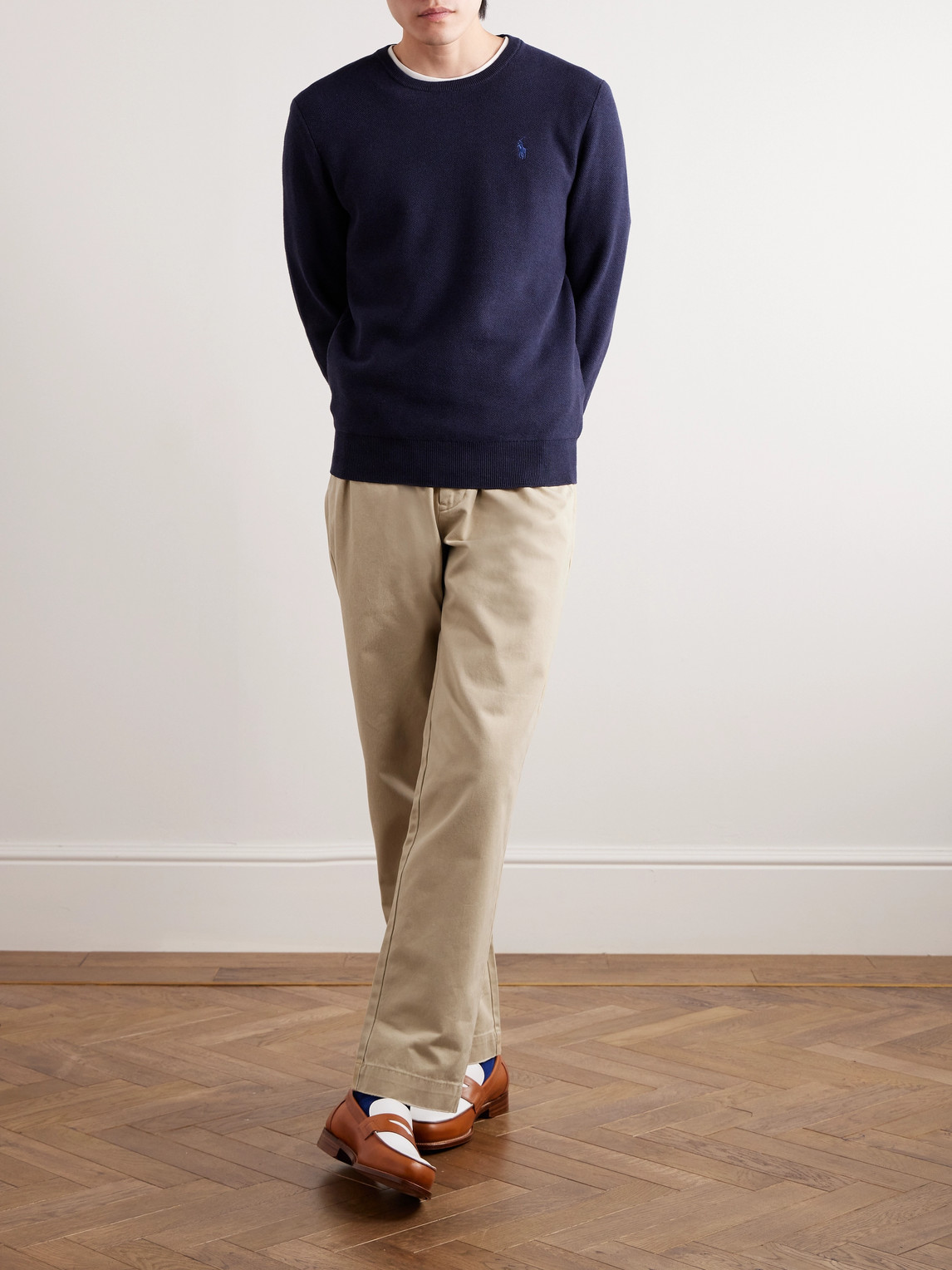 Polo Ralph Lauren Whitman Straight-Leg Cotton-Blend Twill Chinos