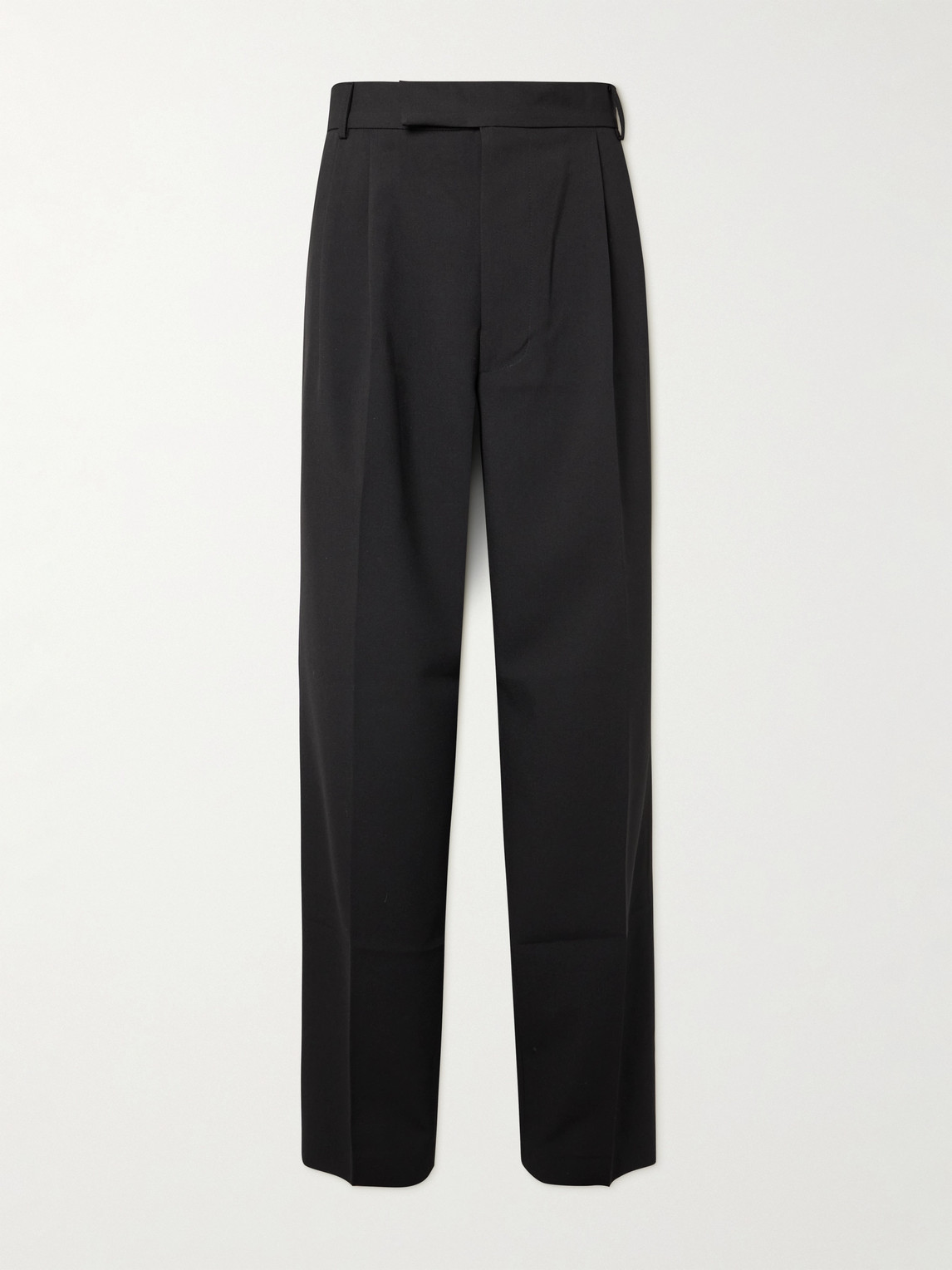 THE FRANKIE SHOP BEO STRAIGHT-LEG PLEATED CREPE SUIT TROUSERS