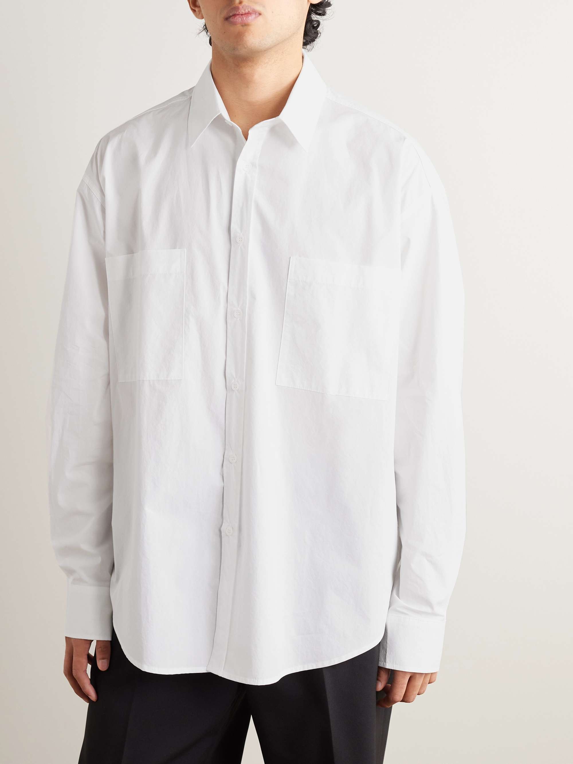 THE FRANKIE SHOP Gus Oversized Cotton-Poplin Shirt for Men | MR PORTER