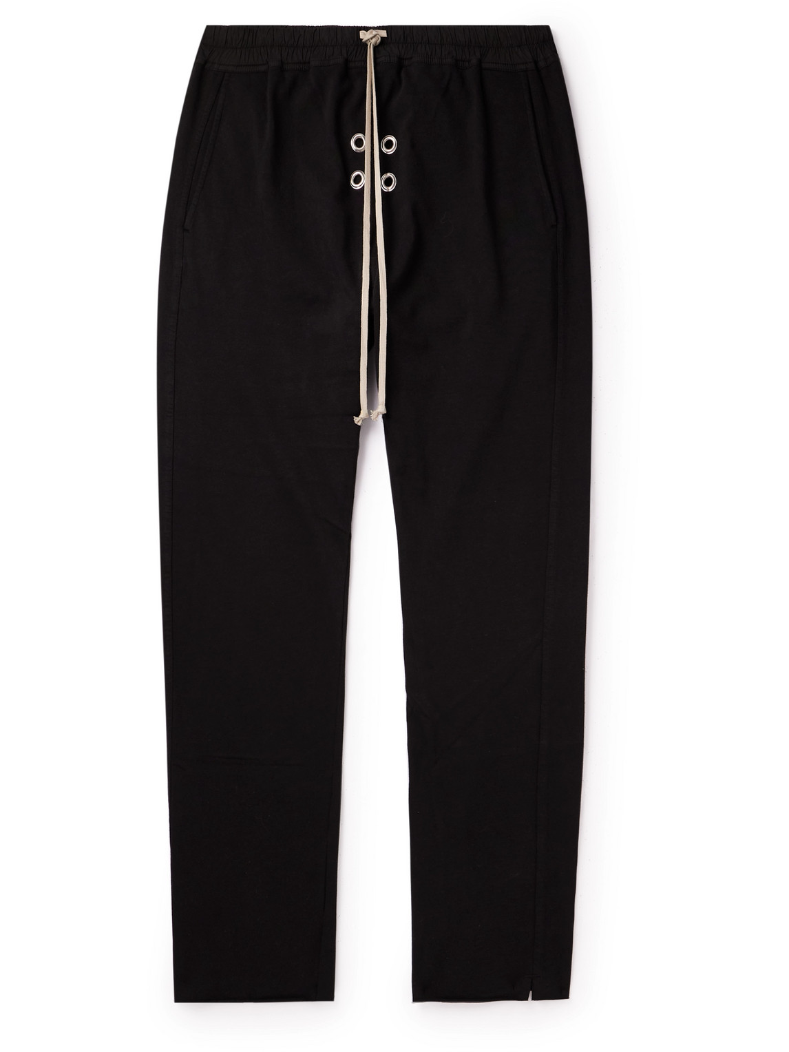 Berlin Eyelet-Embellished Cotton-Jersey Drawstring Trousers